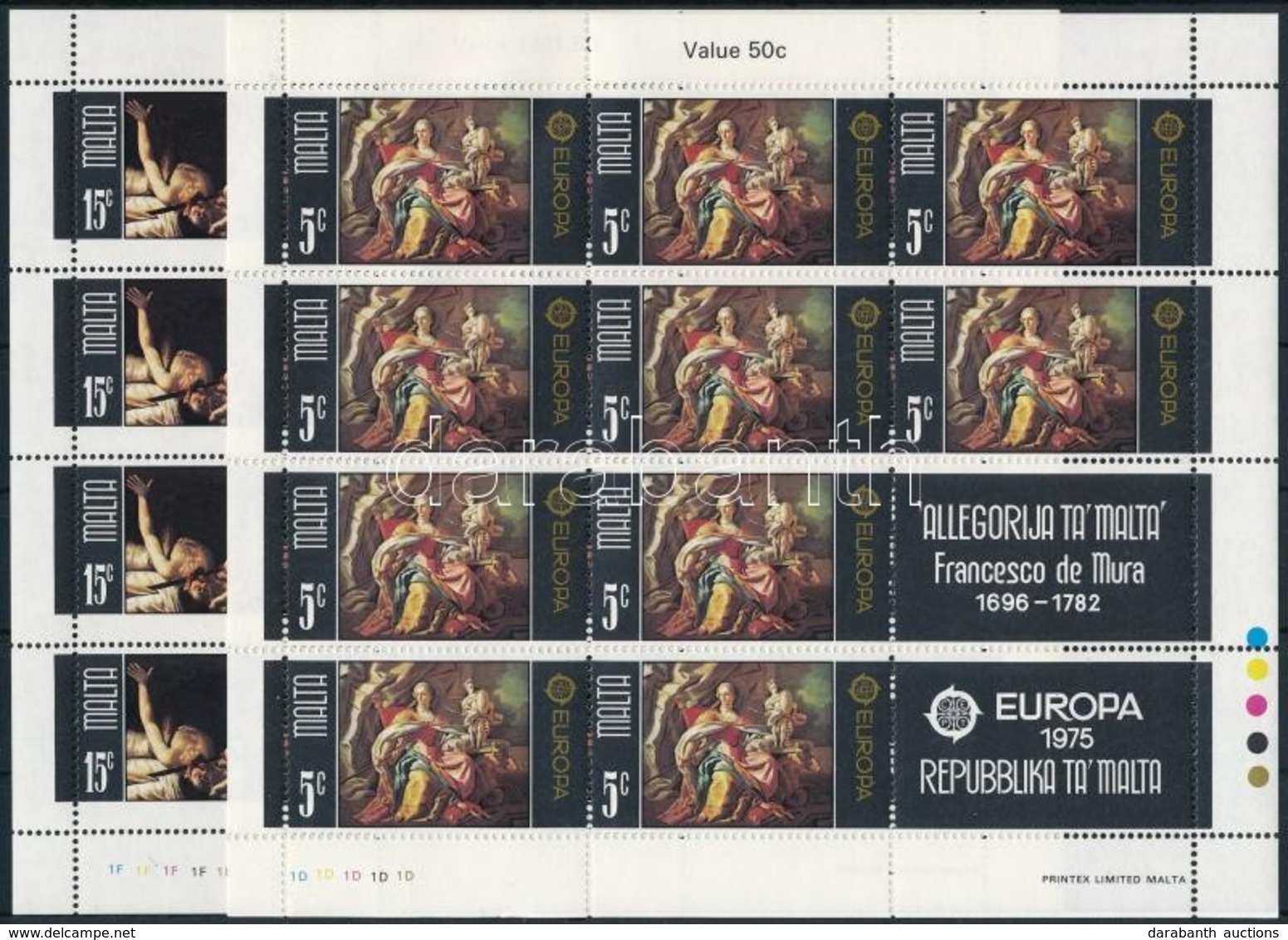 ** 1975 Europa CEPT Kisív Sor Mi 512 - 513 - Andere & Zonder Classificatie