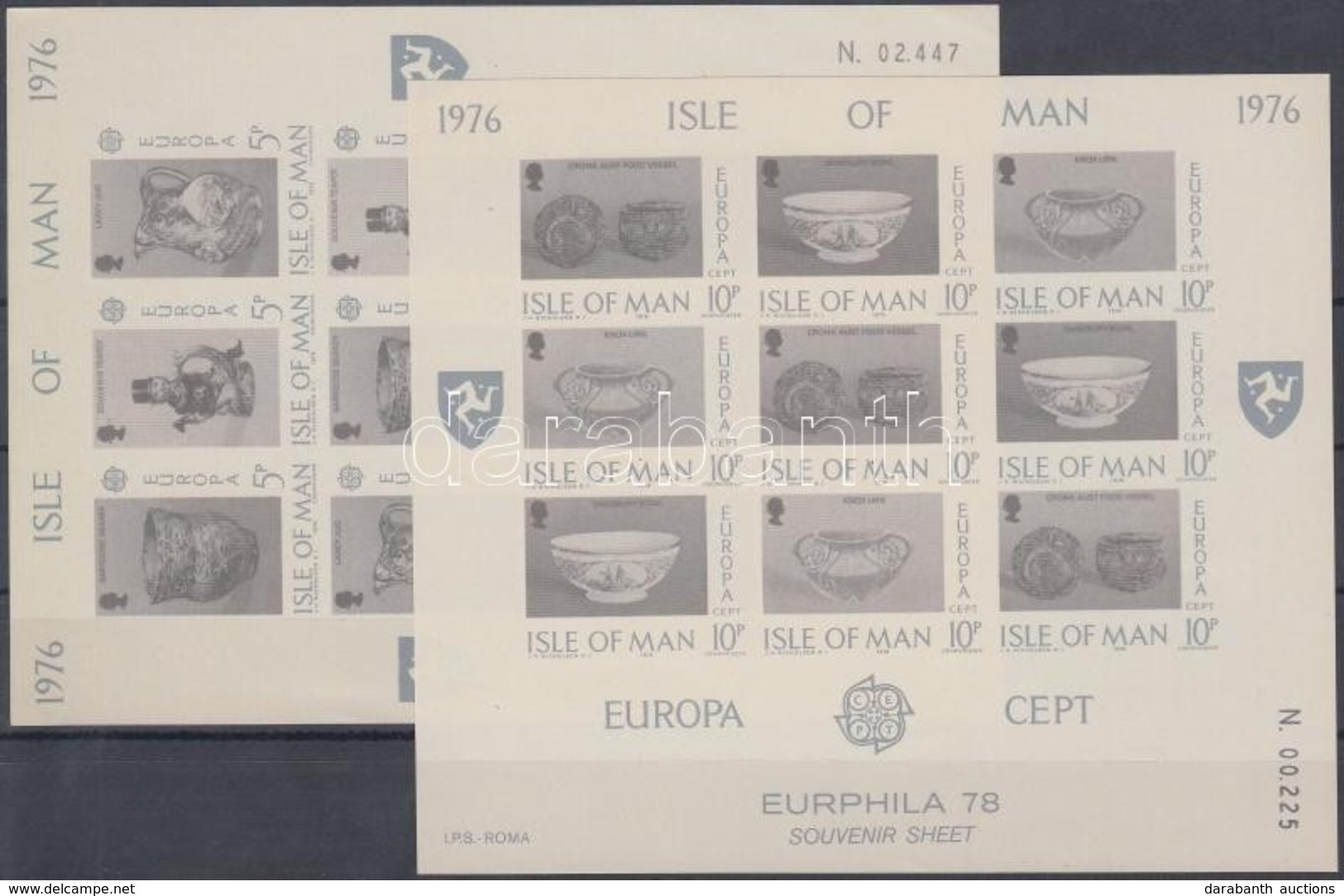 ** 1976 Europa CEPT Emlékív Pár - Andere & Zonder Classificatie