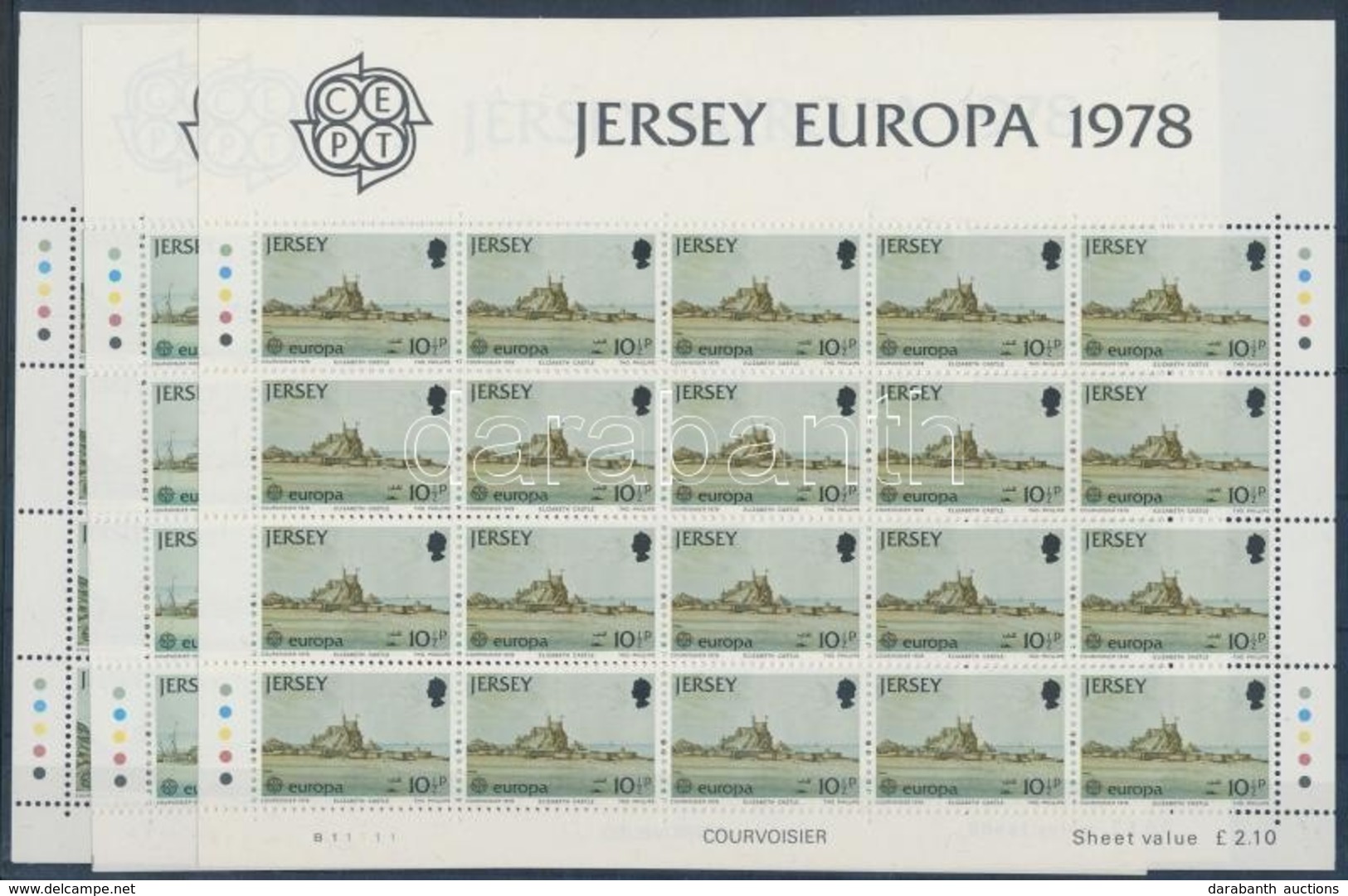 ** 1978 Europa CEPT építészet Kisívsor Mi 177-179 - Andere & Zonder Classificatie