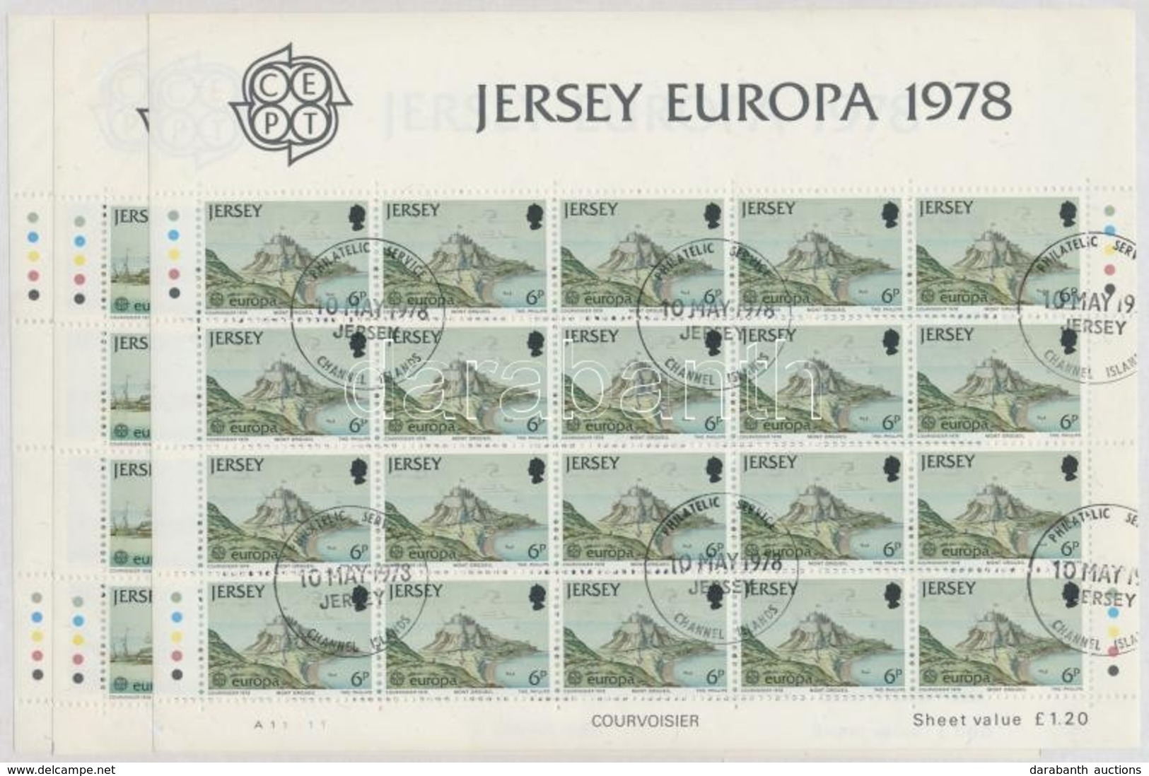 O 1978 Europa CEPT Kisívsor Mi 177-179 - Andere & Zonder Classificatie