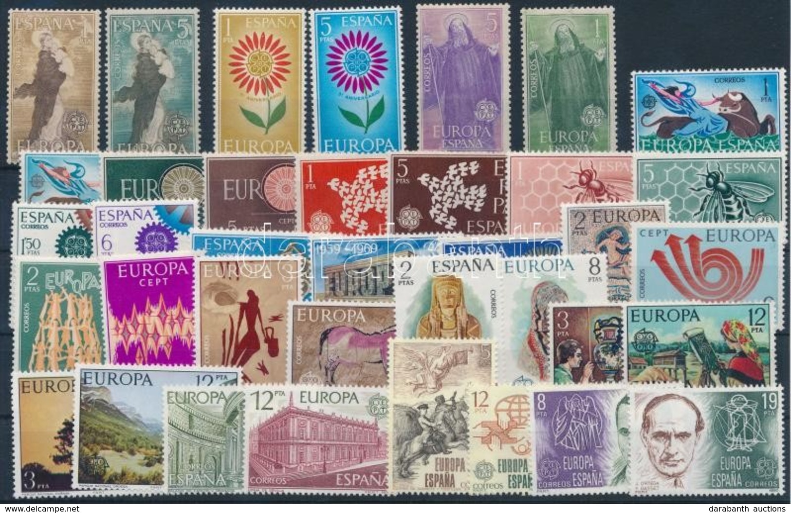 ** 1960-1980 Europa CEPT 37 Klf Bélyeg, Közte Teljes Sorok - Andere & Zonder Classificatie