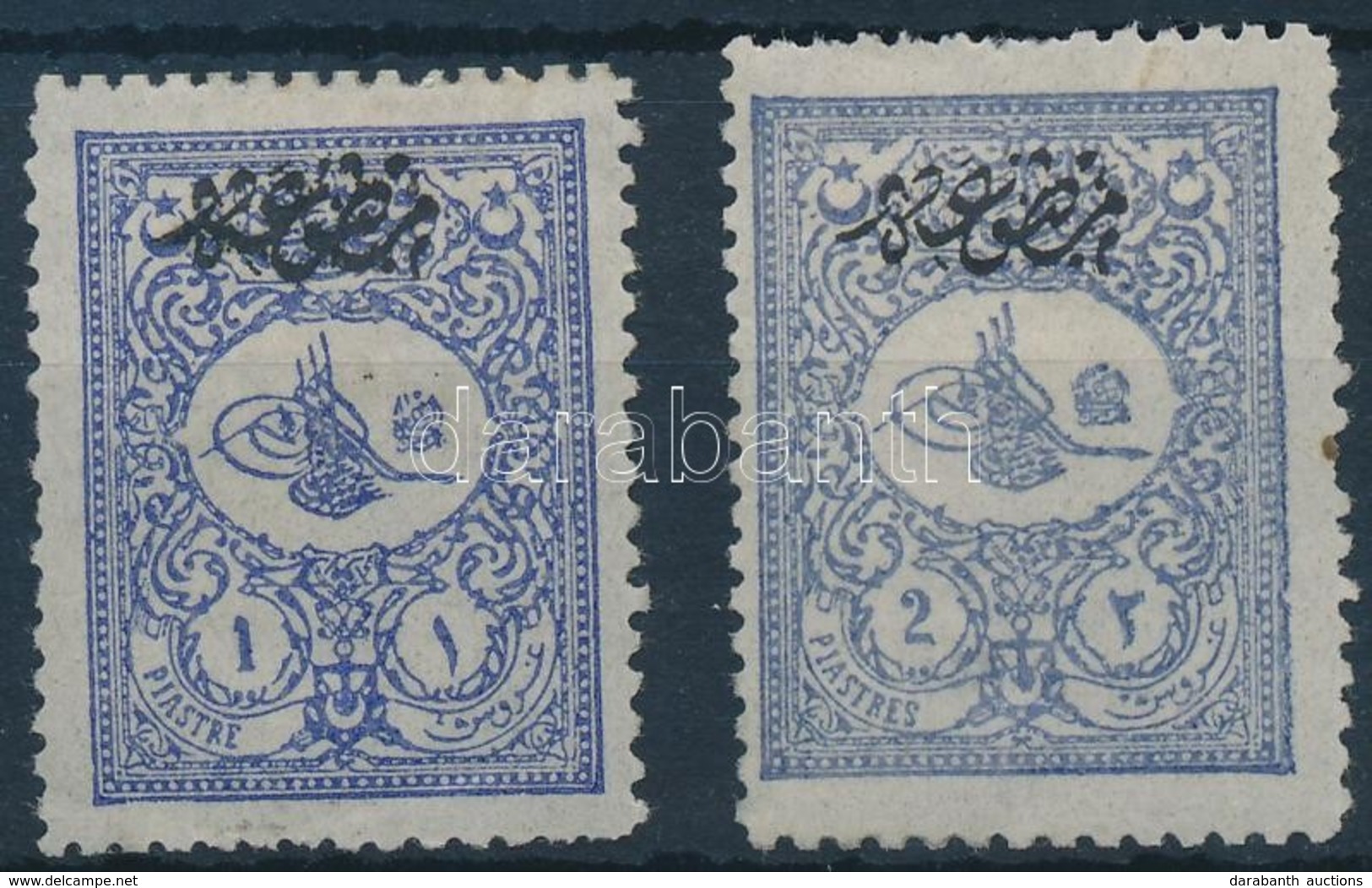 * 1901 Forgalmi Sor 2 értéke Mi 111-112A (foghiba/perforation Faults) - Andere & Zonder Classificatie