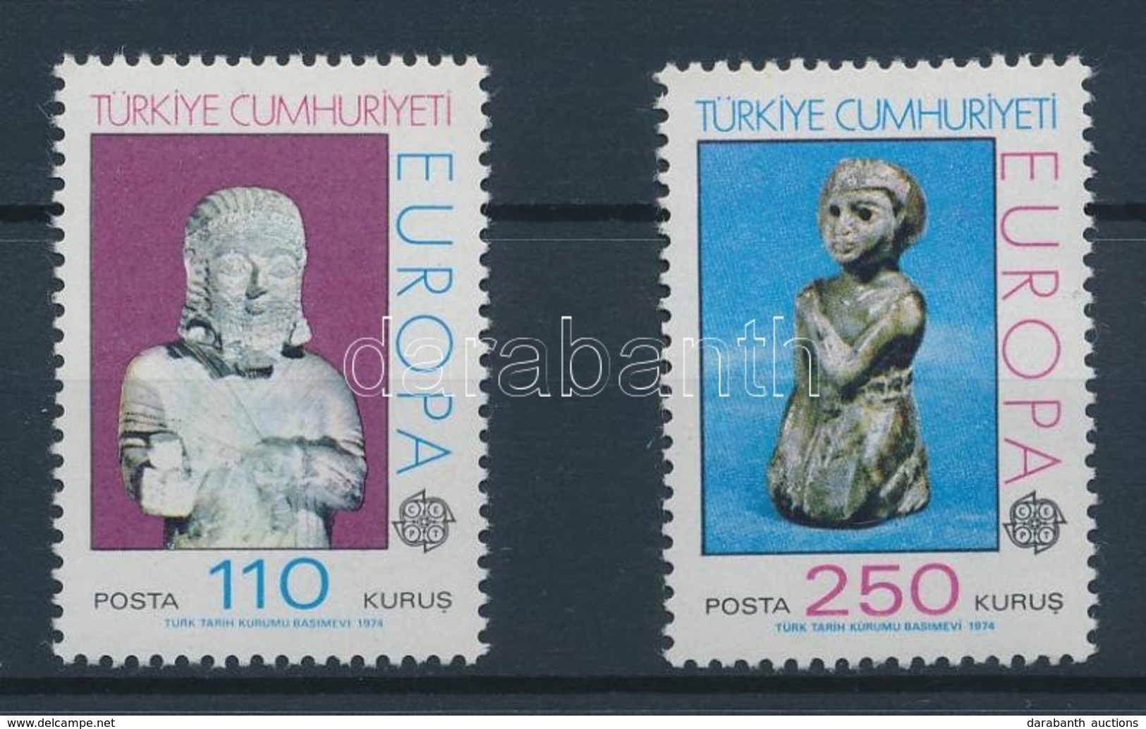 ** 1974 Europa CEPT Szobrok Mi 2320-2321 - Andere & Zonder Classificatie