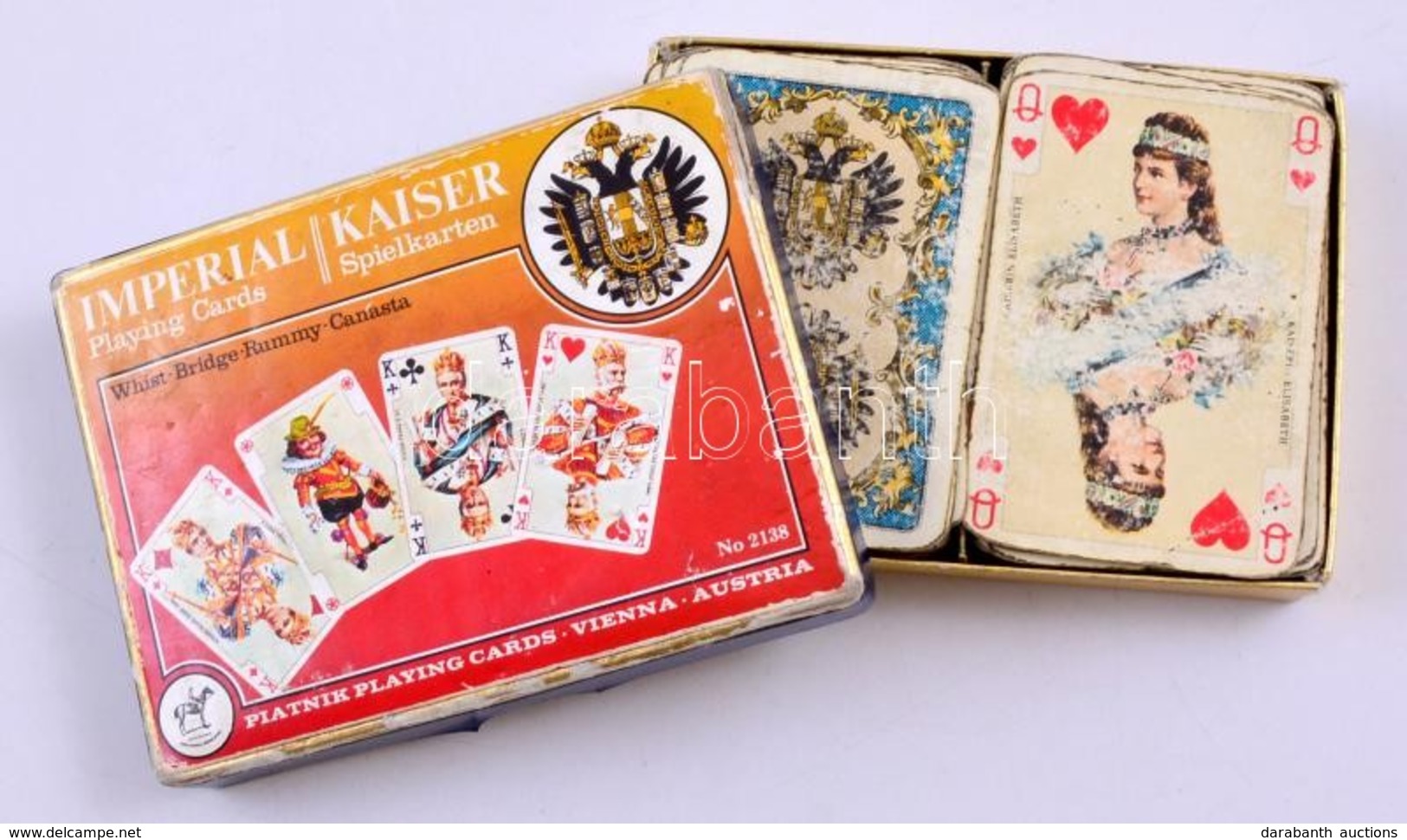 1985 Imperial Playing Cards / Kaiser Spielkarten Használt Piatnik Játékkártya - Andere & Zonder Classificatie
