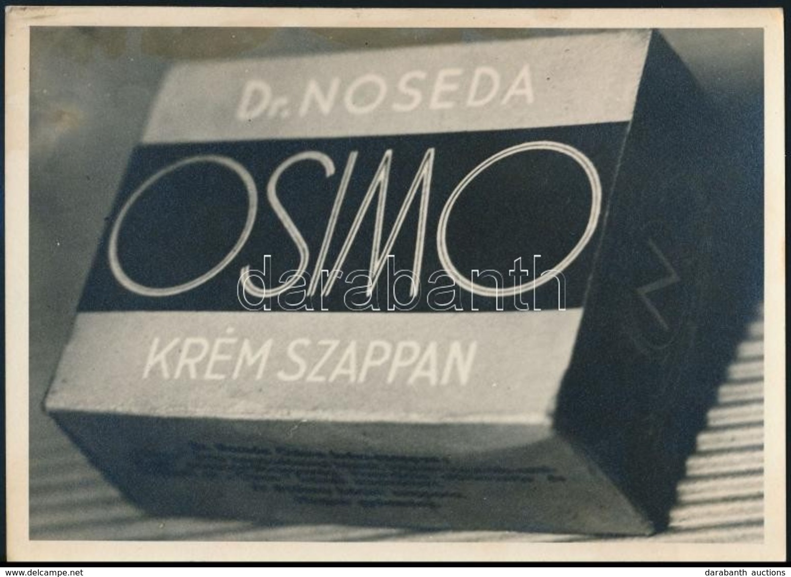 Dr. Noseda Osimo Krémszappan, Reklámfotó, 13×18 Cm - Andere & Zonder Classificatie