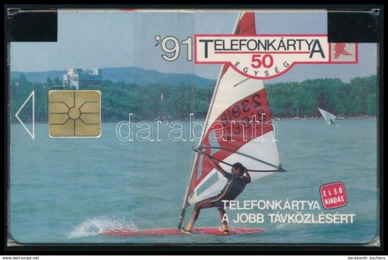 1991 1 Db Balaton Szörf Használatlan Telefonkártya, Bontatlan Csomagolásban - Zonder Classificatie