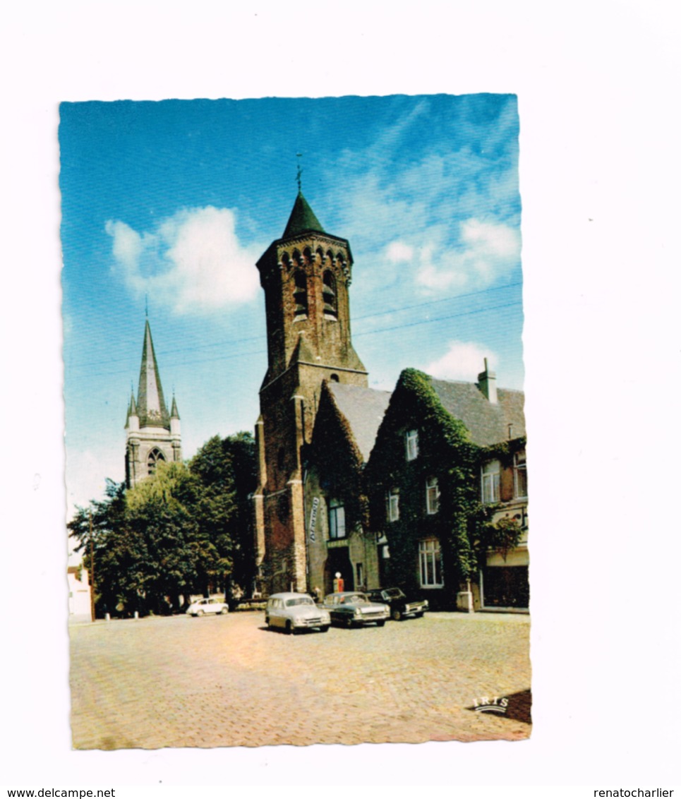 Ancienne Tour De L'Eglise St-Martin Et Tour De L'Eglise St-Hermès.Autos. - Ronse