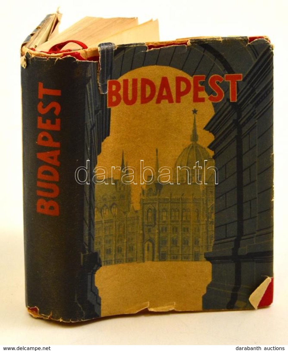 Budapest Idegenforgalmi útmutató. Bp., 1958, Fővárosi Idegenforgalmi Hivatal. Kiadói Kartontál Kötés, Papír Védőborítóva - Zonder Classificatie