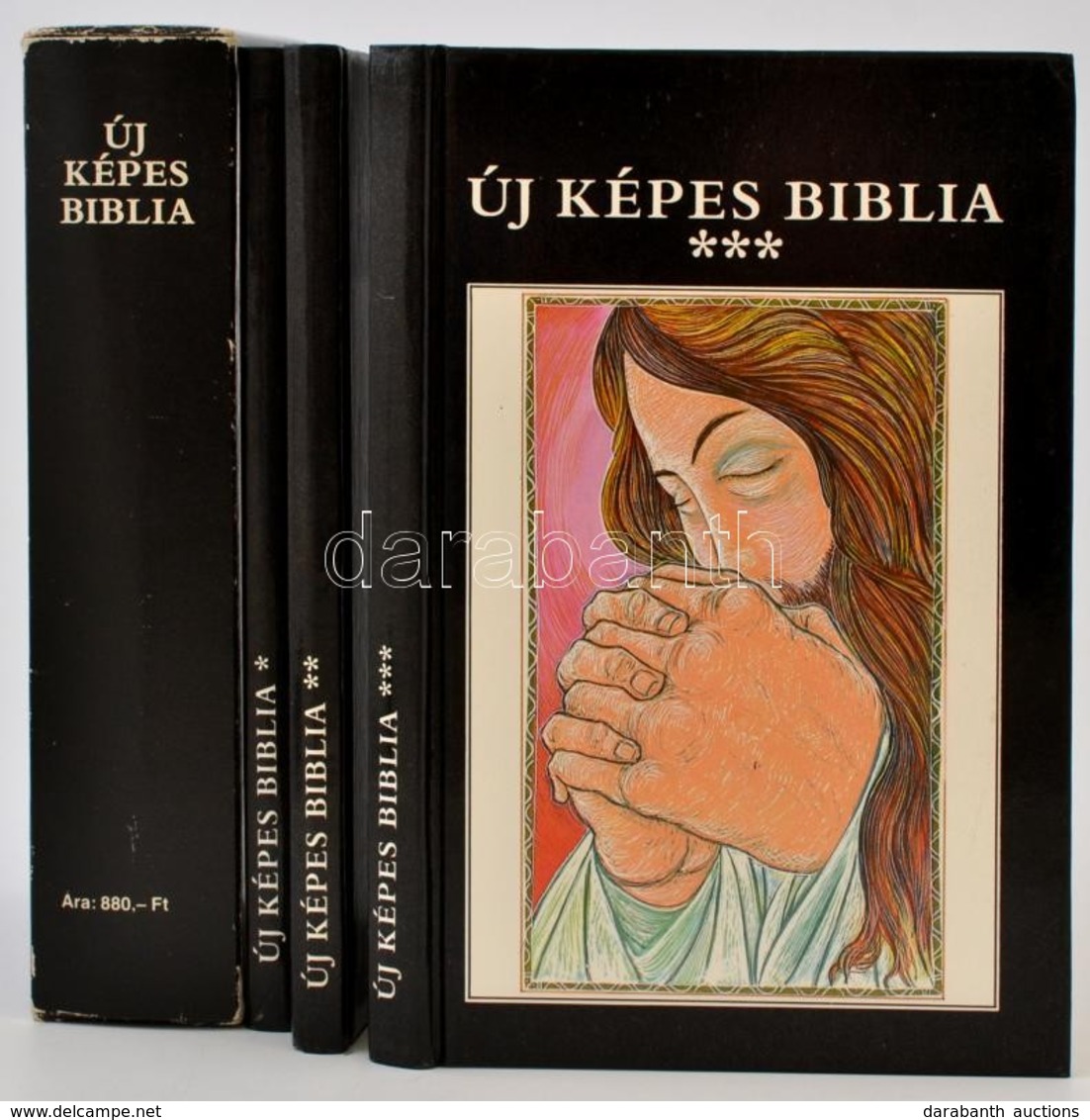 Új Képes Biblia. I-III. Kötet. Válogatta: Vargha Balázs. Mata János Rajzaival. Bp., 1998, Kossuth Nyomda-Táltos. Kiadói  - Zonder Classificatie