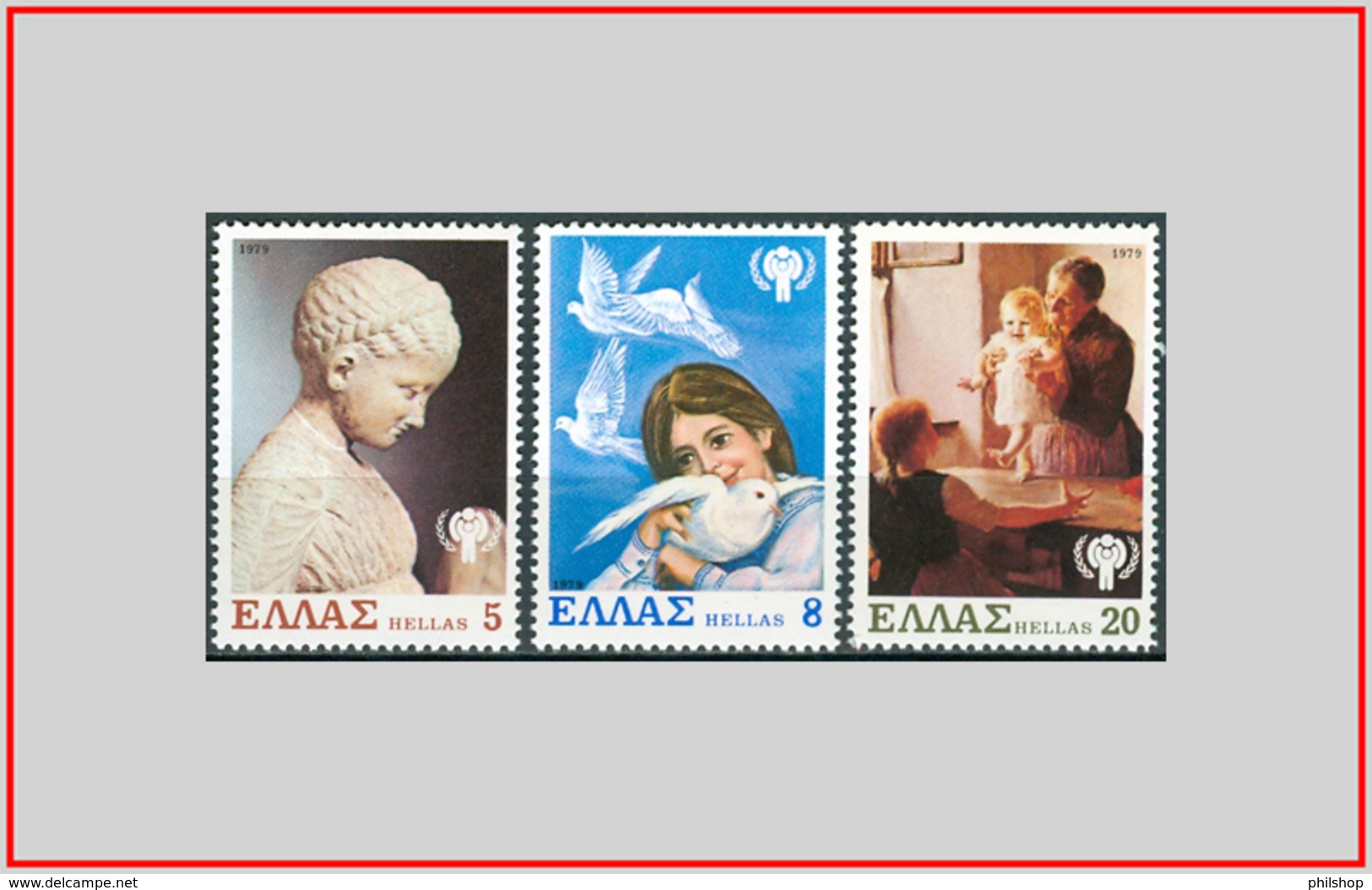 Grecia Greece 1979 - Cat. 1340/42 (MNH **) Anno Internazionale Del Fanciullo - International Year Of The Child (001975) - Ungebraucht