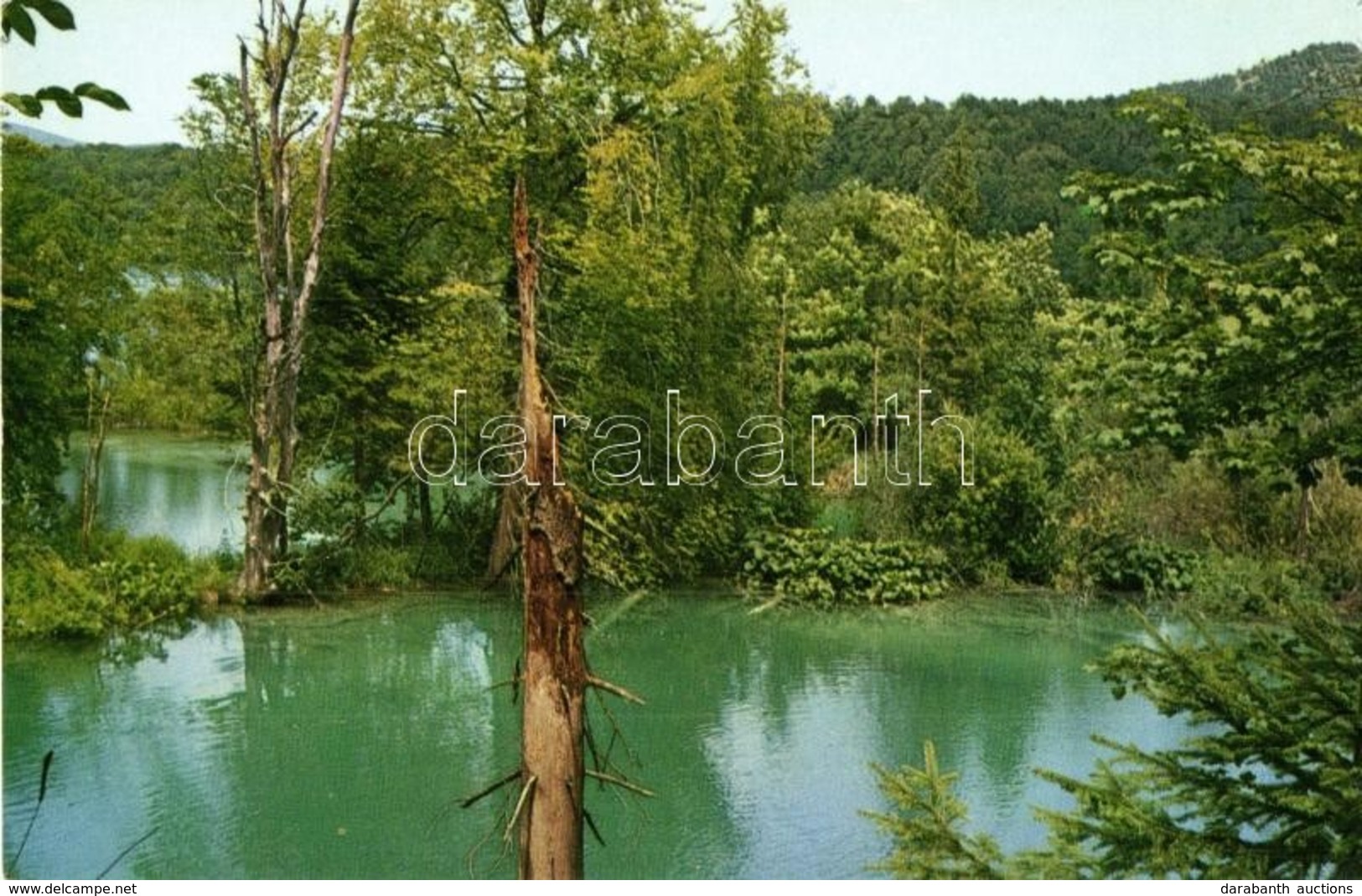 ** 5 Db MODERN Horvát Képeslap A Plitvicei Tavakról / 5 Modern Croatian Postcards From Plitvice Lakes - Zonder Classificatie