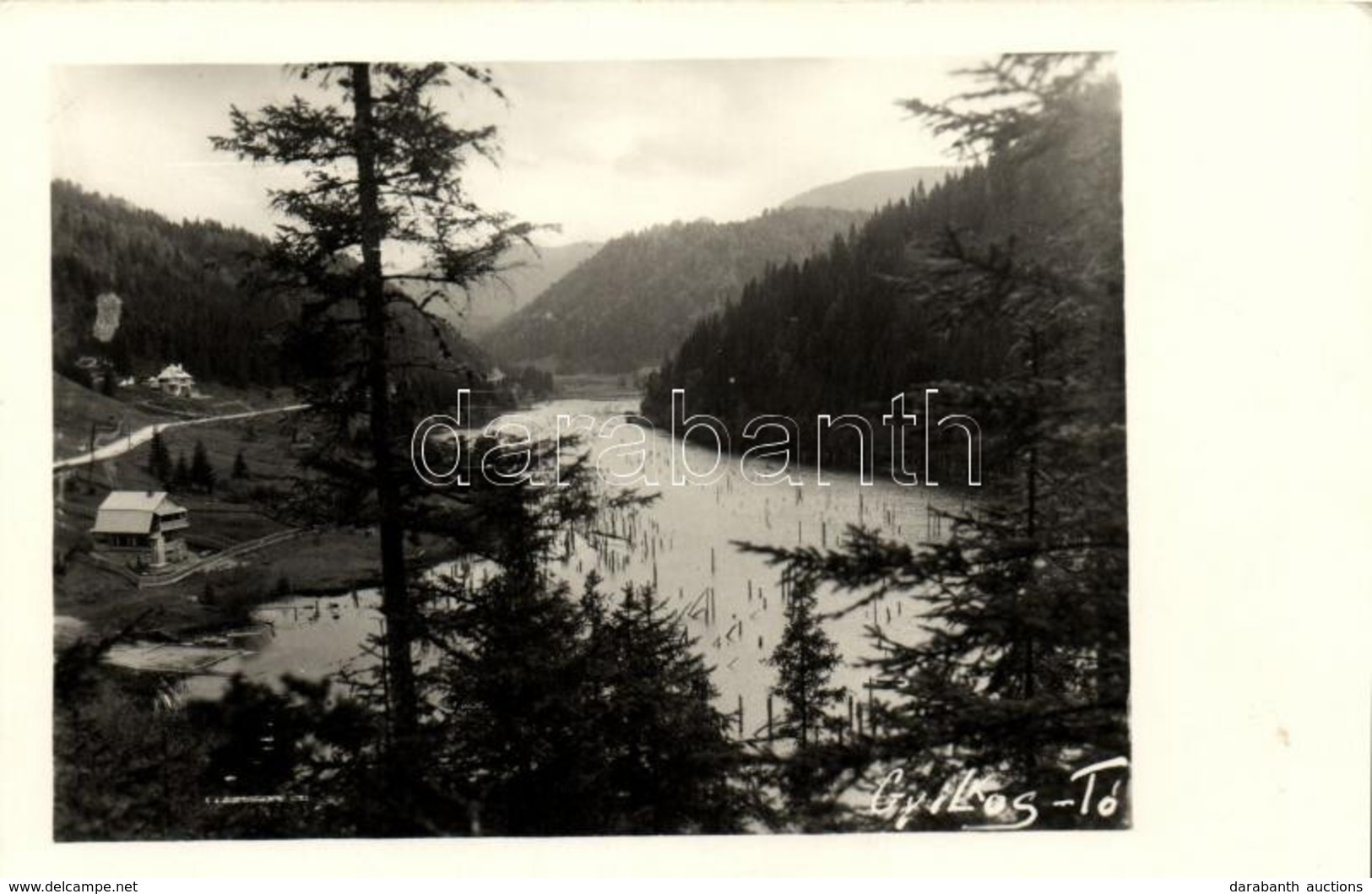 T2 Gyilkos-tó; Gáll Béla Fényképész / Lake, Photo - Zonder Classificatie