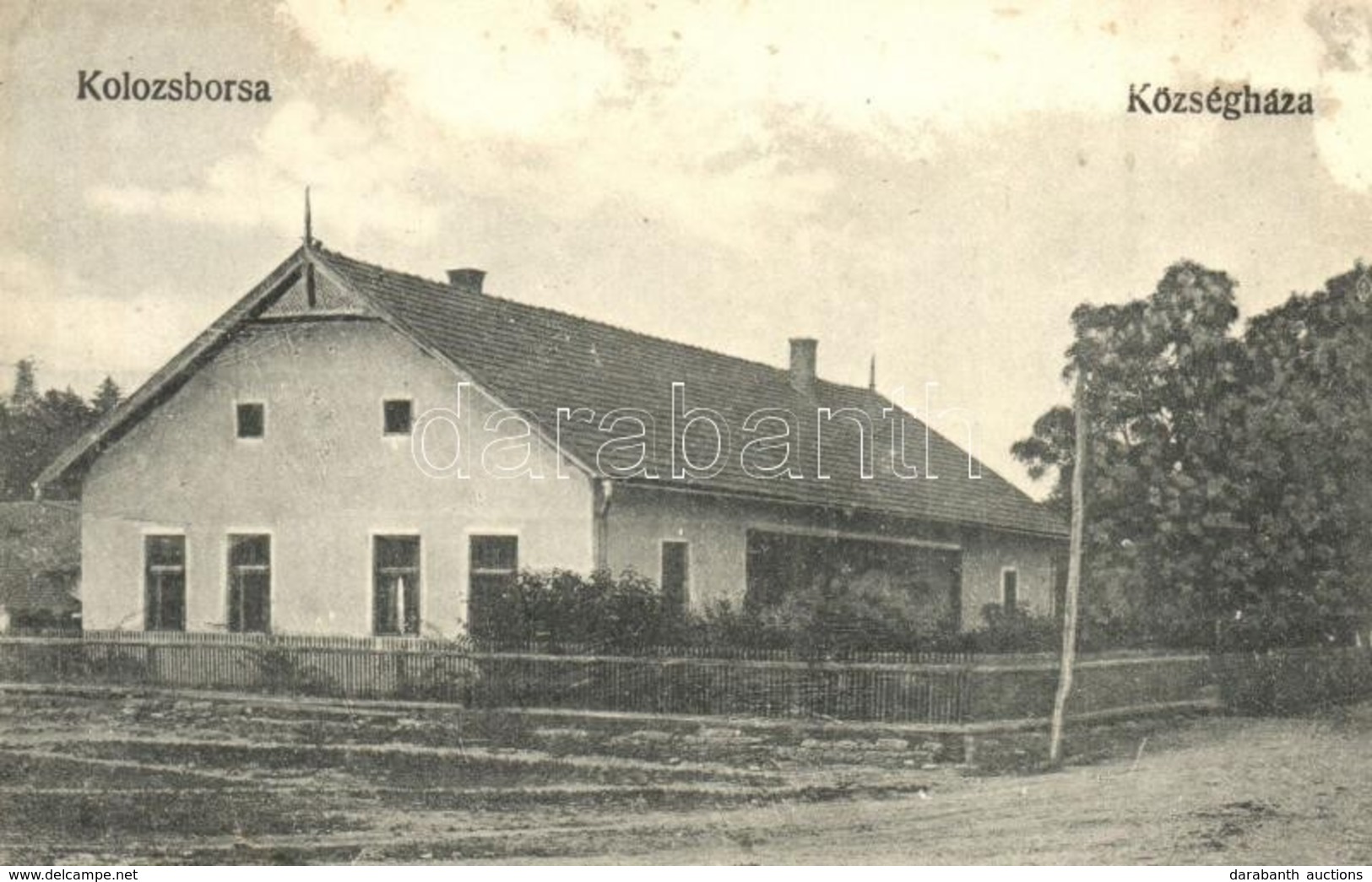 ** T3 Kolozsborsa, Borsa; Községháza / Town Hall (felszíni Sérülés / Surface Damage) - Zonder Classificatie