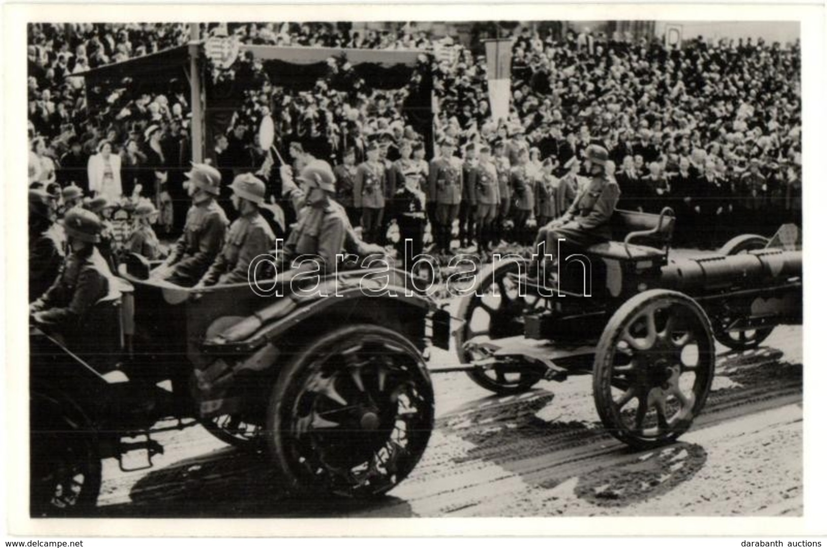 ** T1/T2 1940 Kolozsvár, Cluj; Bevonulás, Horthy Miklós, Pavesi Vontató / Entry Of The Hungarian Troops, Horthy - Zonder Classificatie