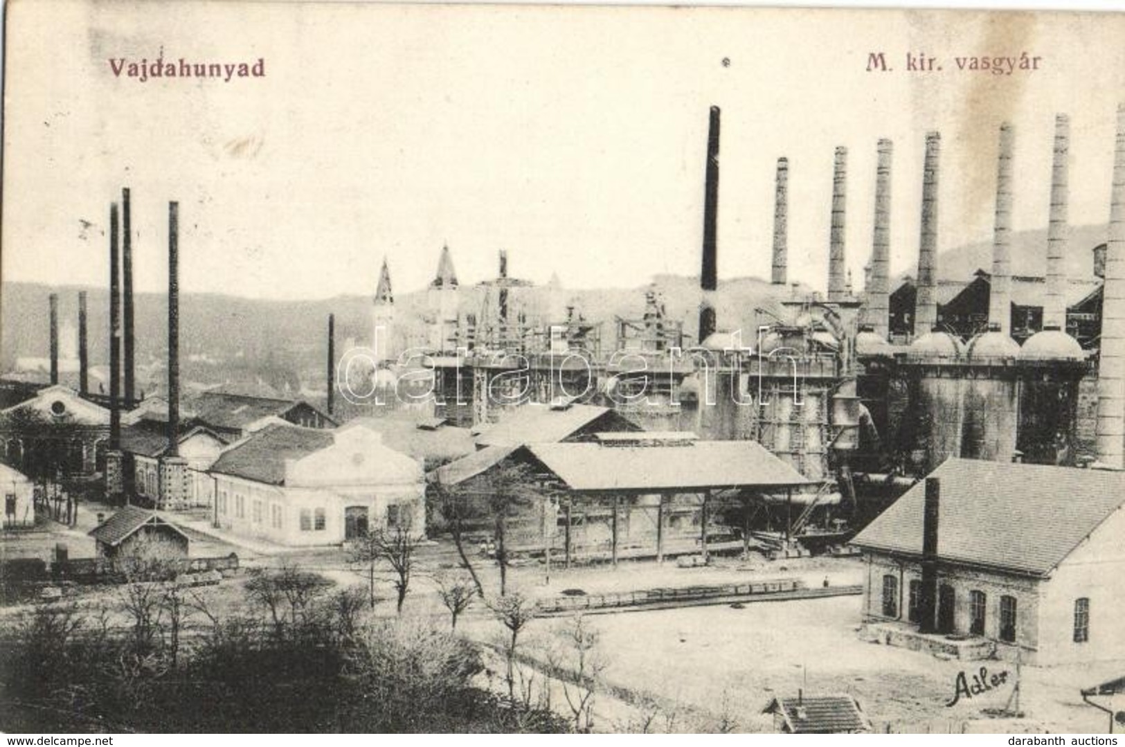 T2 1912 Vajdahunyad, Hunedoara; Vasgyár, Iparvasút. Adler / Iron Works, Industrial Railway, Factory Buildings - Zonder Classificatie