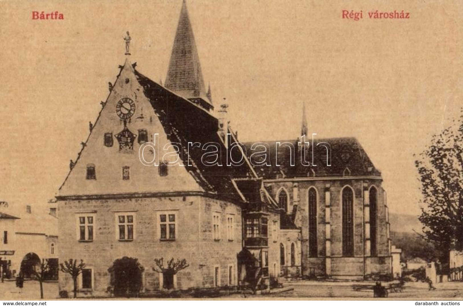 T2/T3 Bártfa, Bardejov, Bardiov; Régi Városháza / Old Town Hall (EK) - Zonder Classificatie