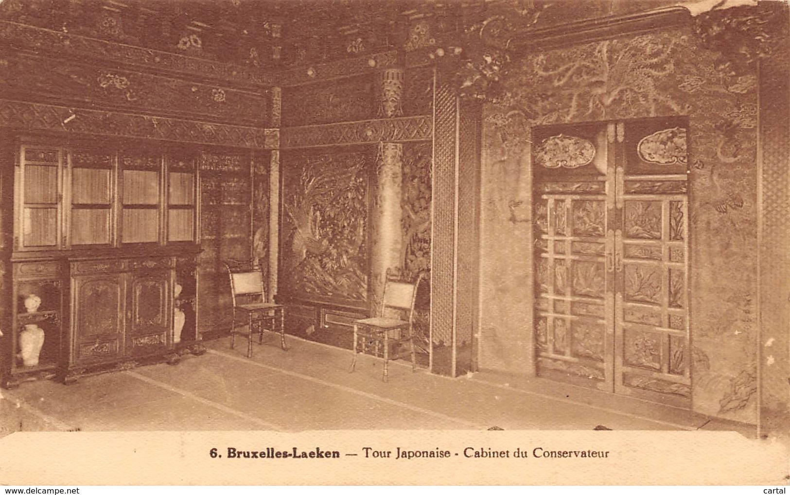 BRUXELLES-LAEKEN - Tour Japonaise - Cabinet Du Conservateur - Laeken