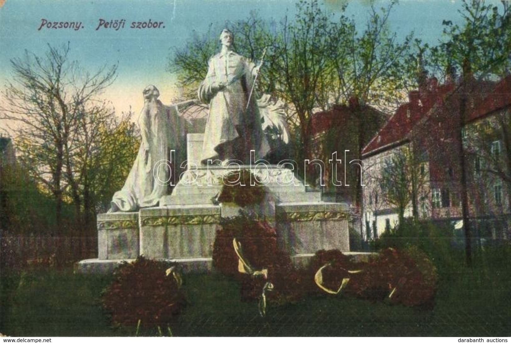 T2 Pozsony, Pressburg, Bratislava; Petőfi Szobor / Statue - Zonder Classificatie