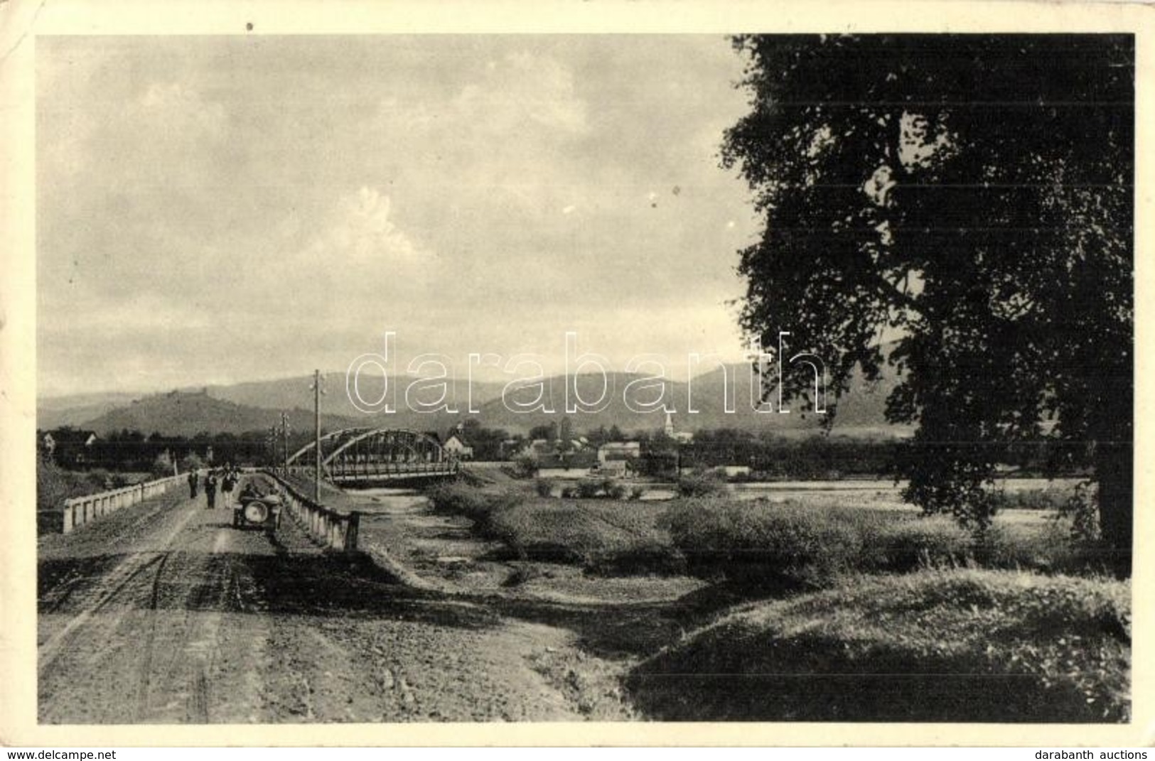 T2/T3 Szolyva, Svalava, Svaliava; Autó A Híddal / Automobile With Bridge  (EK) - Zonder Classificatie