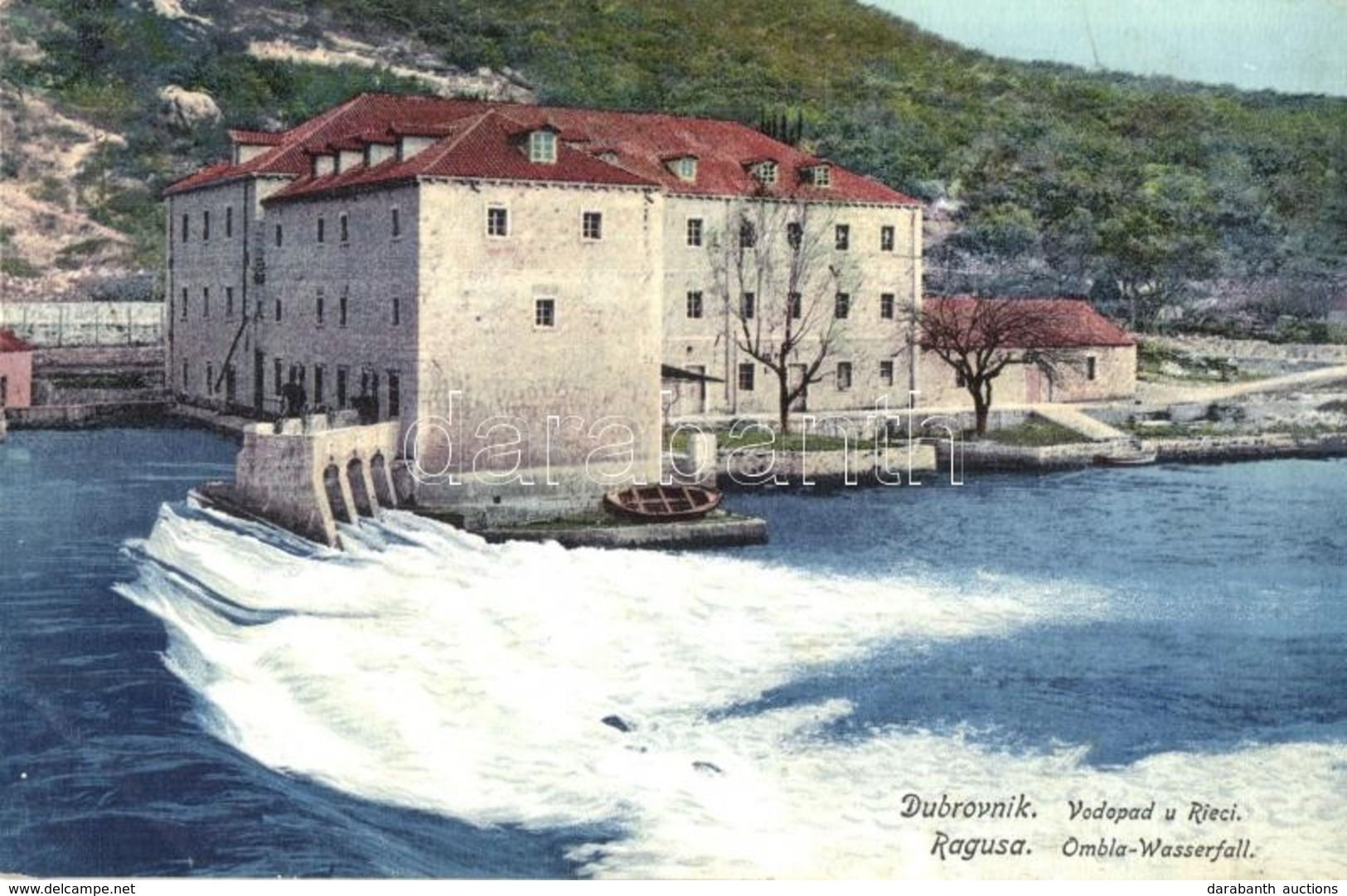 ** T2/T3 Dubrovnik, Ragusa; Vodopad U Rieci / Ombla-Wasserfall / Waterfall - Zonder Classificatie