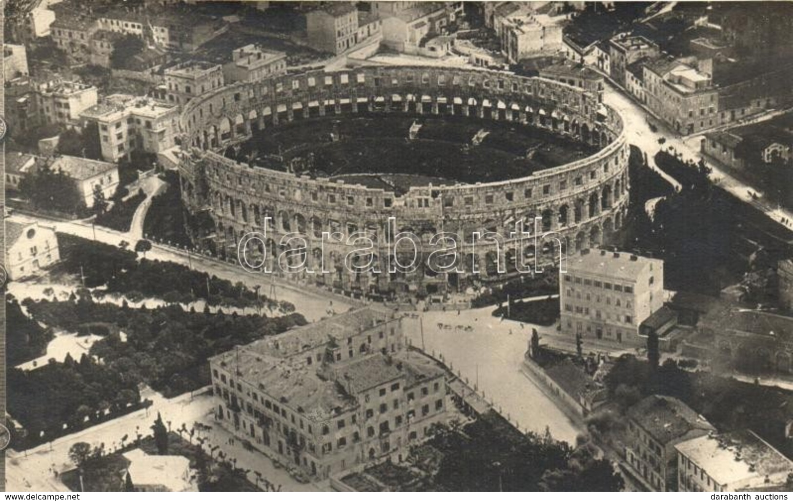 ** T2 Pola, Pula; Arena Aus Vogelperspektive, Verlag Stefan Vlach / Aerial Photo, Amphitheater - Zonder Classificatie