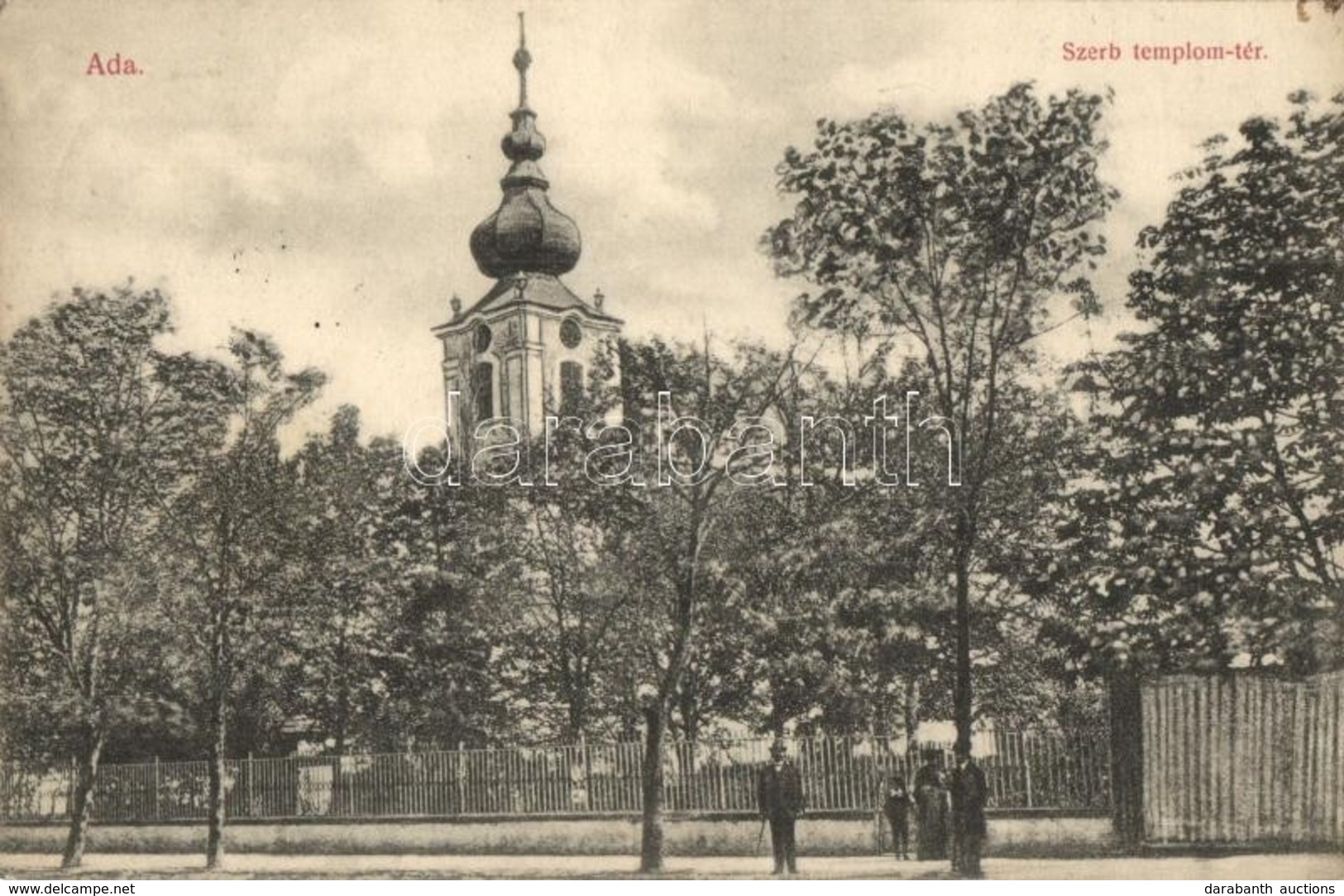 T2 1910 Ada, Szerb Templom Tér / Serbian Church Square - Zonder Classificatie