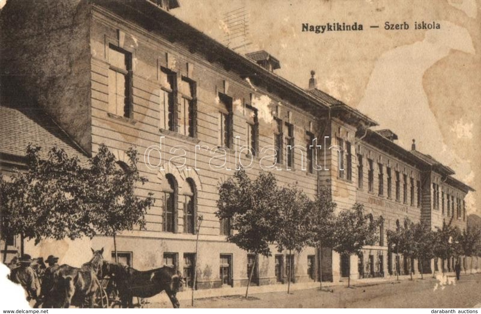 * T4 1914 Nagykikinda, Kikinda; Szerb Iskola / Serbian School (EM) - Zonder Classificatie