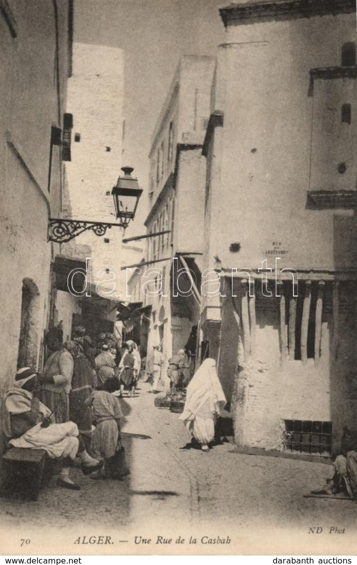 ** T2 Algiers, Alger; Une Rue De La Casbah / Street (fl) - Zonder Classificatie