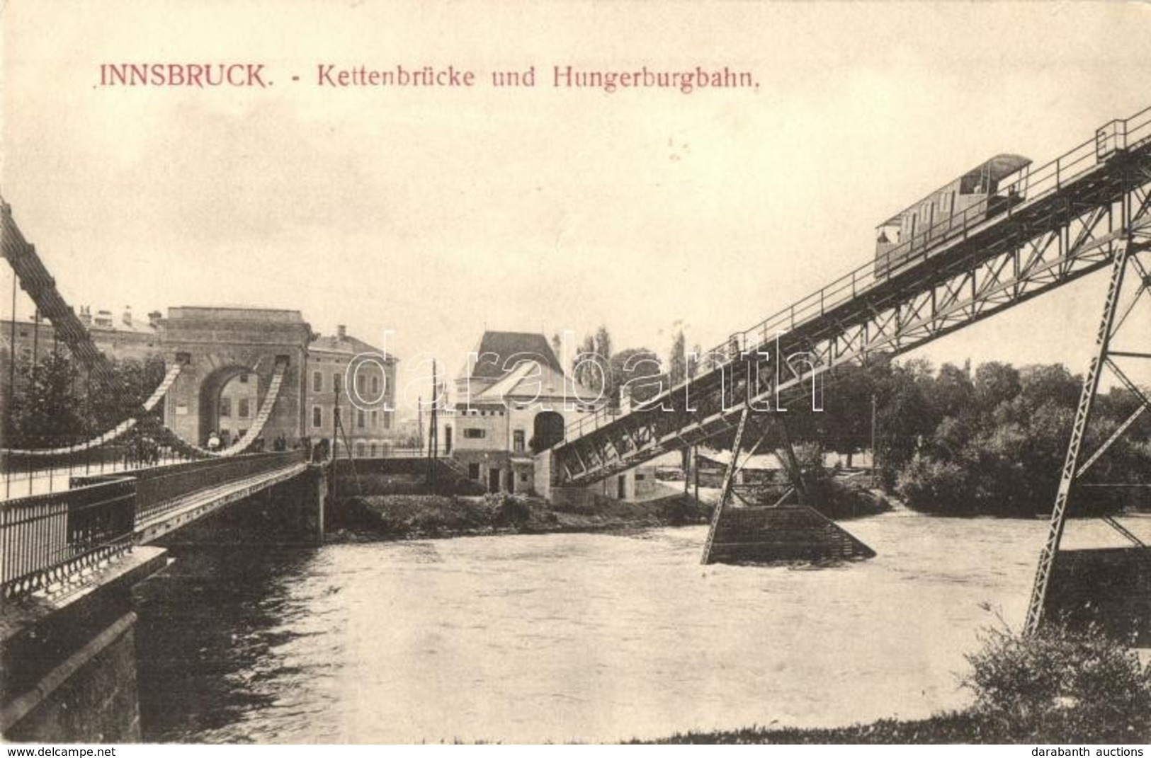 ** T1 Innsbruck, Kettenbrücke, Hungerburgbahn / Bridge, Hybrid Funicular Railway - Zonder Classificatie