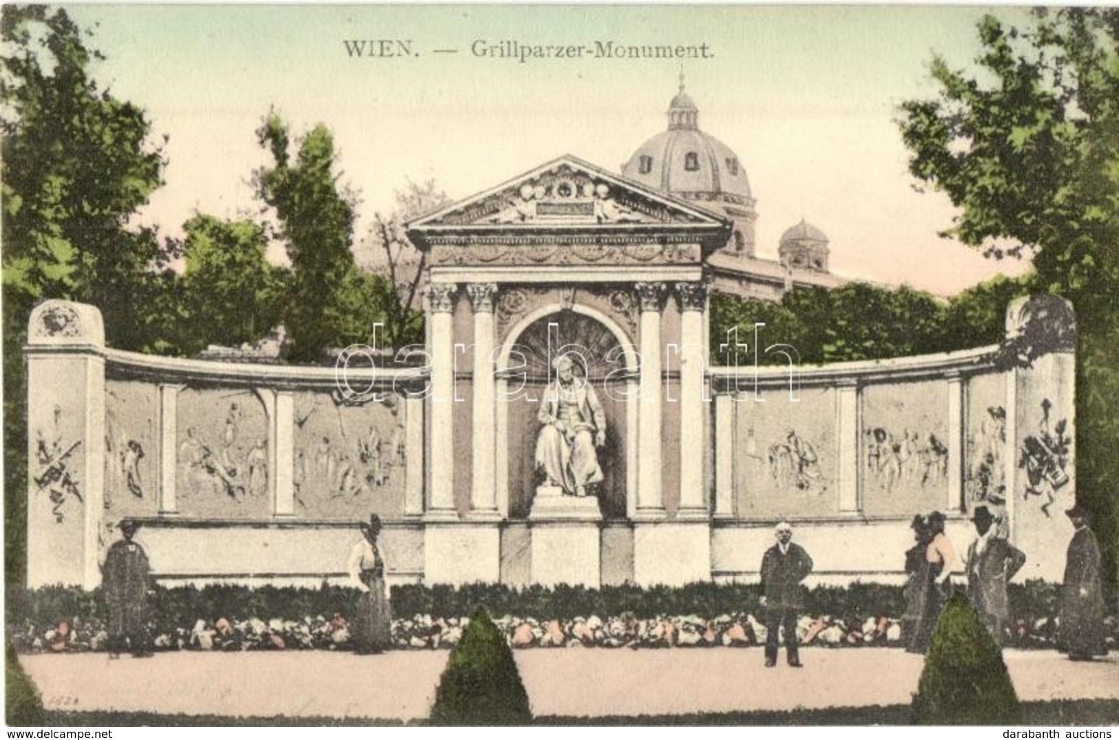 ** T2 Vienna, Wien I. Volksgarten, Grillparzerdenkmal / Grillparzer Monument - Zonder Classificatie