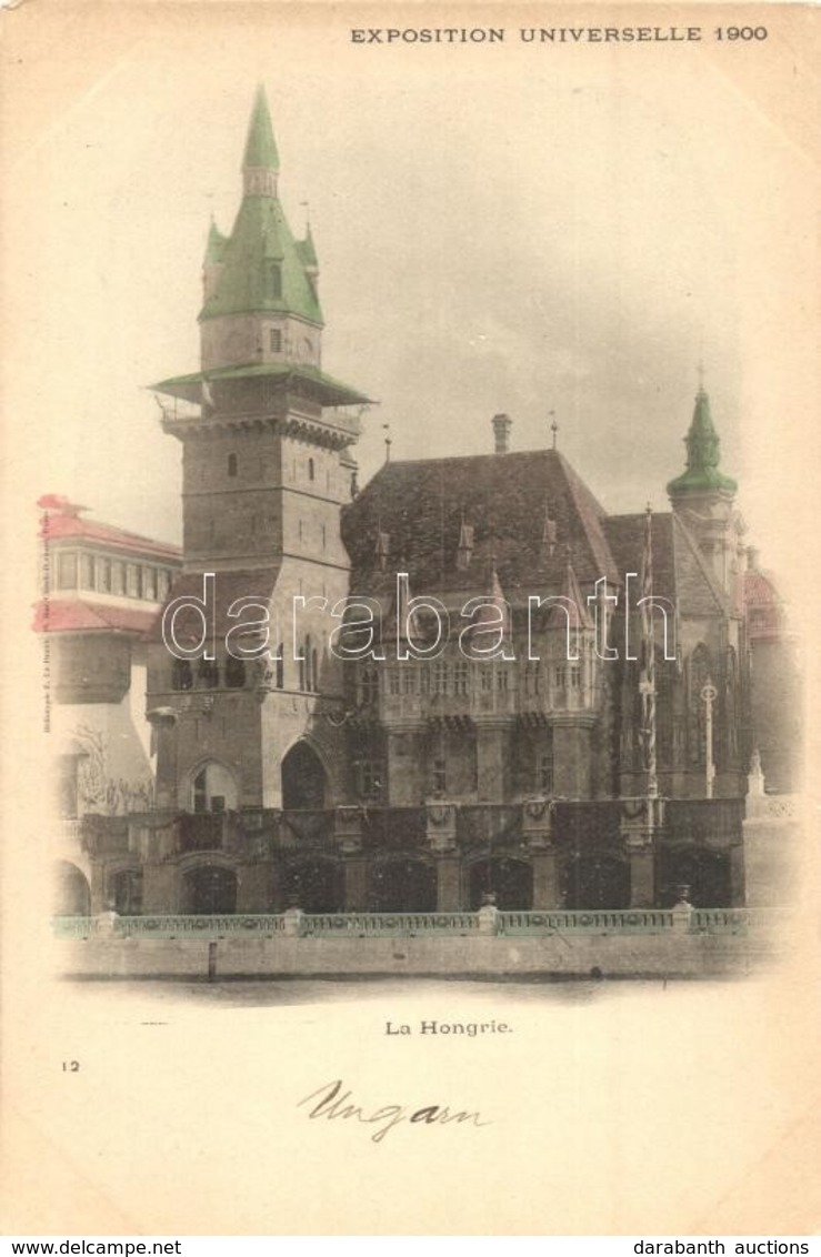 ** T2 1900 Paris, Exposition Universelle. Pavillon De La Hongrie / Hungarian Pavilion, Hungarika - Zonder Classificatie