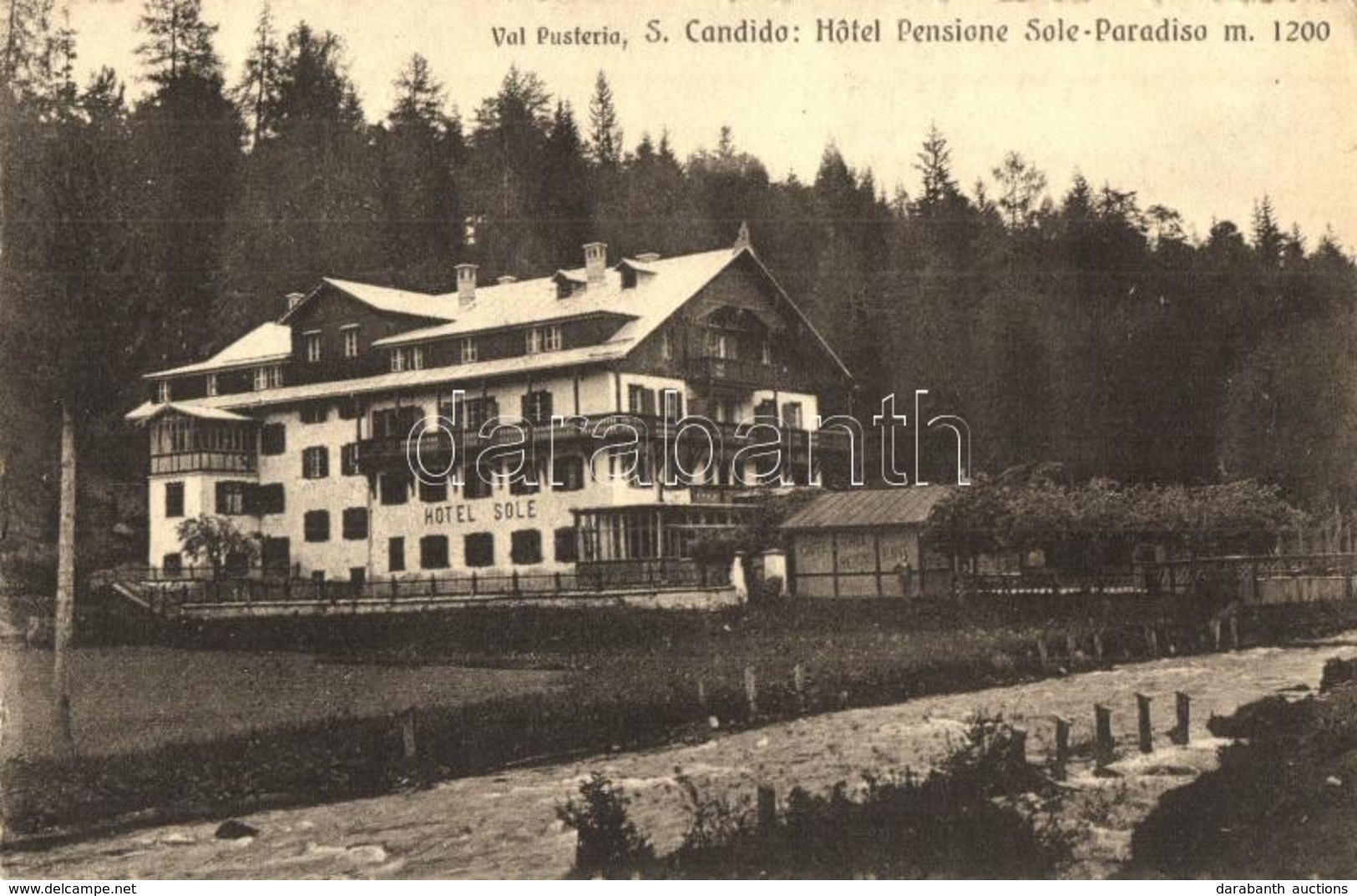 ** T2 San Candido, Innichen (Südtirol); Vas Pusteria, Hotel Pensione Sole-Paradiso - Zonder Classificatie