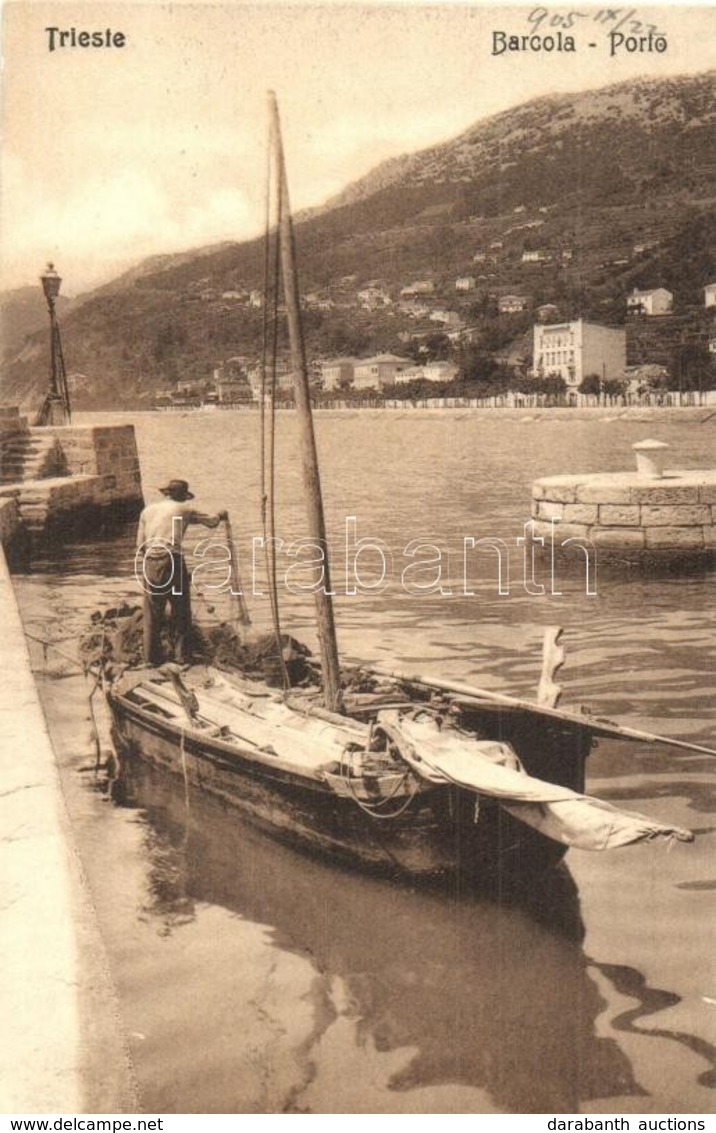 ** T1/T2 1905 Trieste, Trst; Barcola / Porto / Port, Fisherman - Zonder Classificatie