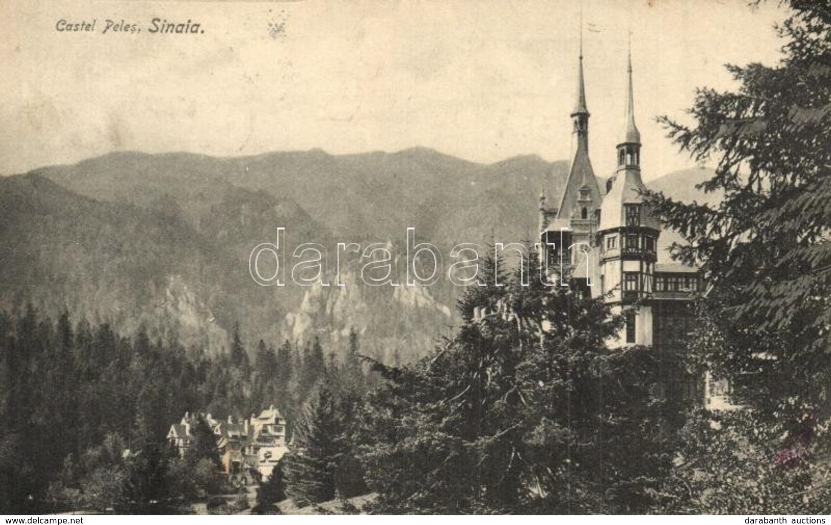 T2/T3 Sinaia, Castelul Peles. Edit. J. Schwarzfeld / Castle (EK) - Zonder Classificatie