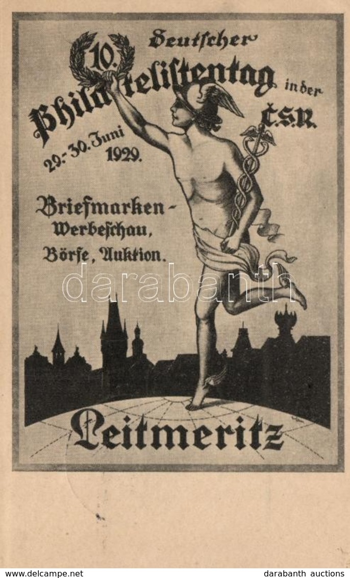 * T2 1929 - 10. Deutscher Philatelistentag In Der C.S.R. Leitmeritz / Czechoslovakian Philatelist's Day, Litomerice, So. - Zonder Classificatie