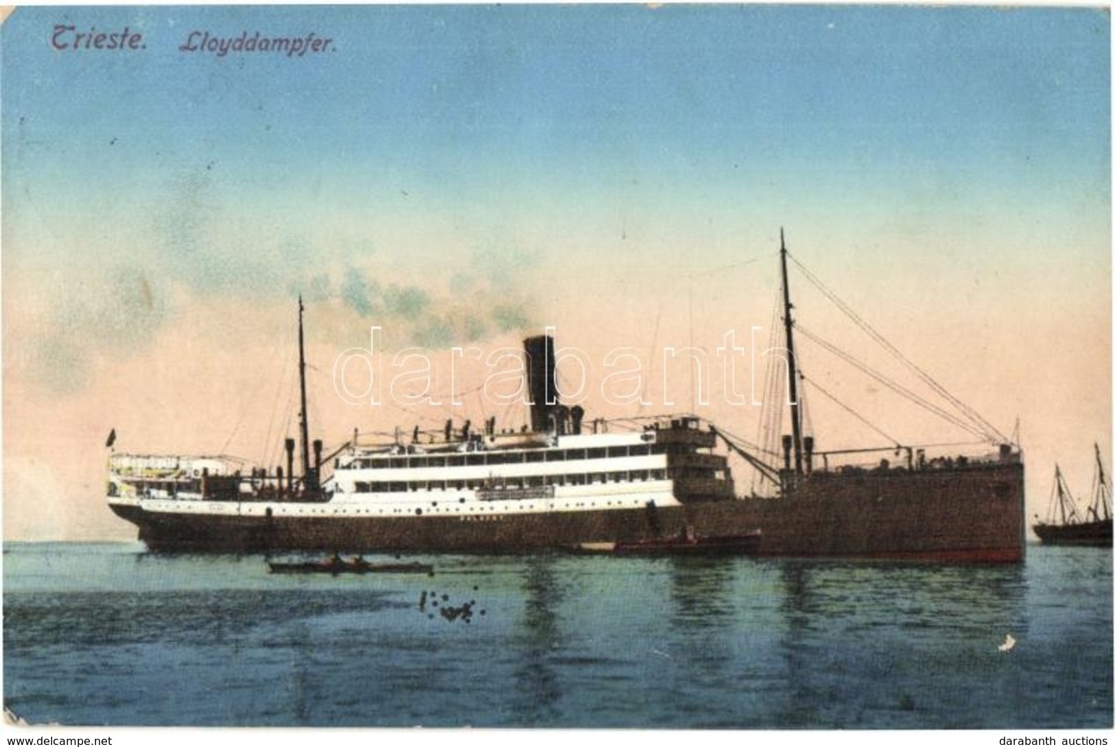T2/T3 Lloyddampfer Palacky. Editore Milan Mandich No. 1028. / Lloyd Austriaco Austrian Steamship SS Palacky In Trieste ( - Zonder Classificatie
