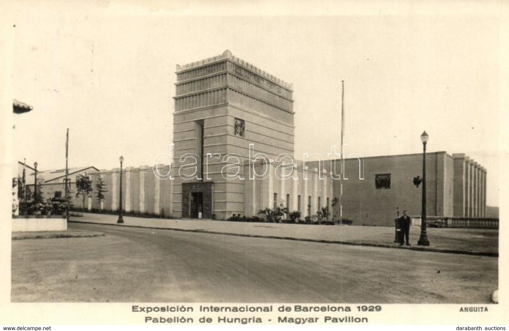 * T2 1929 Barcelona, Exposicion Internacional, Pabellón De Hungria / Magyar Pavilon / Hungarian Pavilion At The Internat - Zonder Classificatie