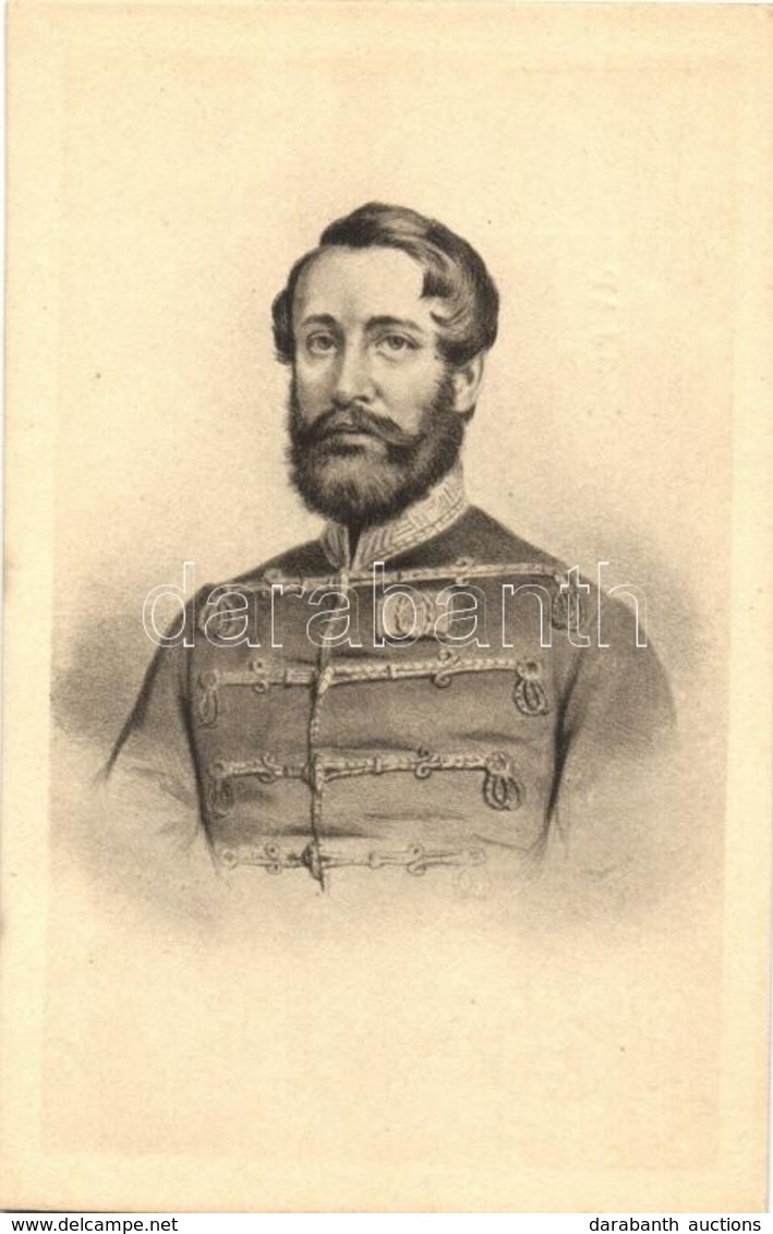 ** T1/T2 Leiningen-Westerburg Károly Gróf. Komlós 'Negyvennyolc' Sorozat I. 16. / Hungarian Revolution Of 1848 - Non Classificati
