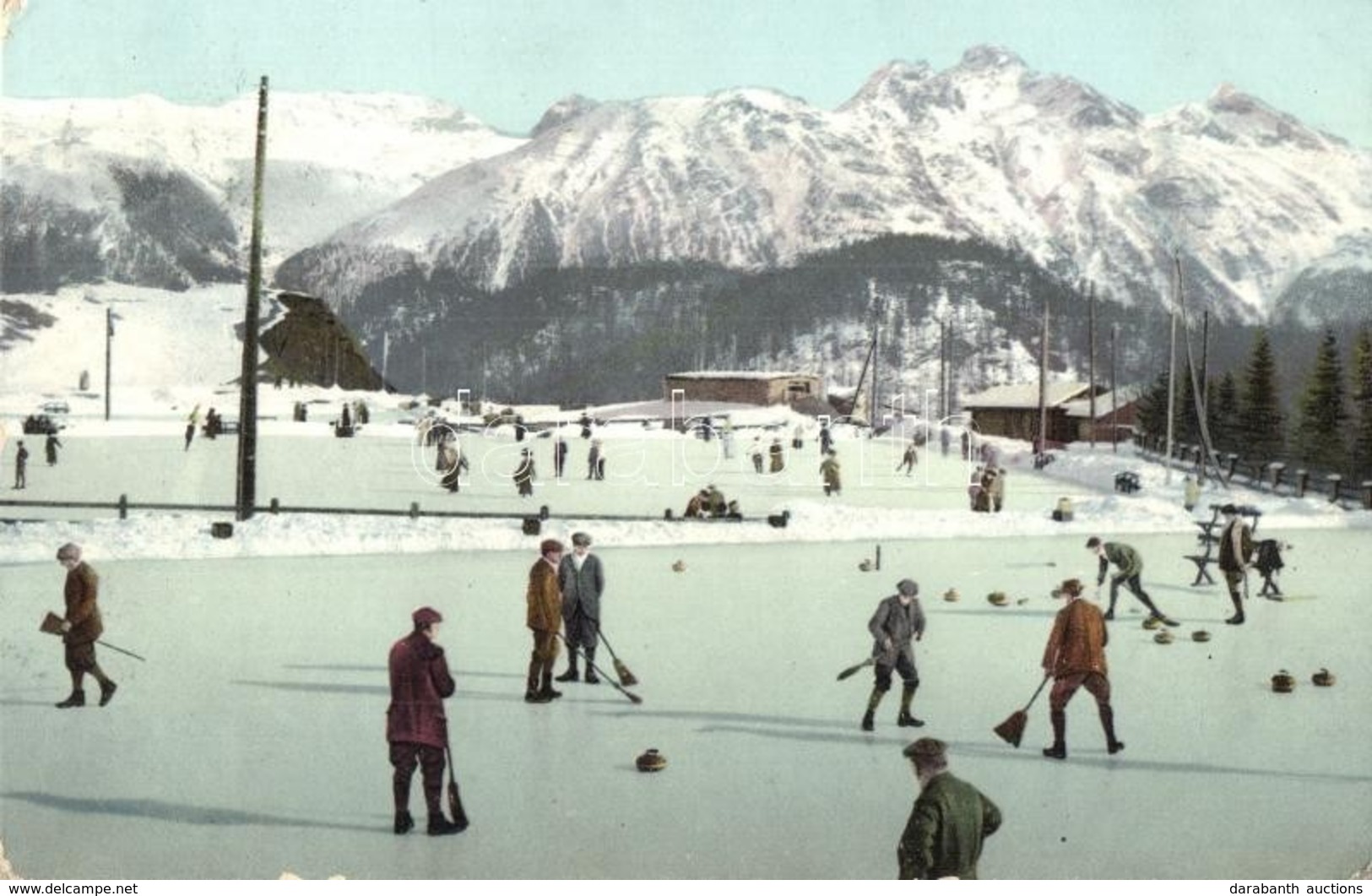 T2/T3 1910 Sports D'Hiver, Jeu Du Curling / Winter Sport, Curling - Zonder Classificatie