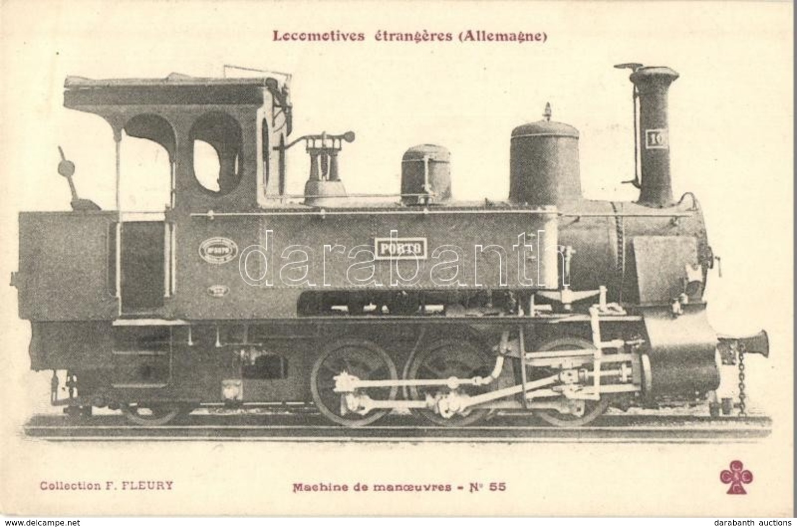 ** T1/T2 Locomotives étrangeres (Allemagne), Machine De Manoeuvres No. 55. / German Locomotive - Zonder Classificatie