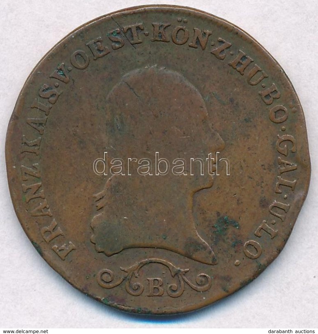 1812B 3kr Cu 'I. Ferenc' T:2- Kis Patina - Zonder Classificatie