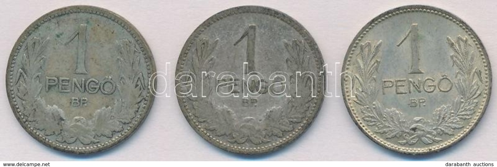 1926-1939. 1P Ag (3xklf) T:2-,3 Patina
Adamo P6 - Zonder Classificatie