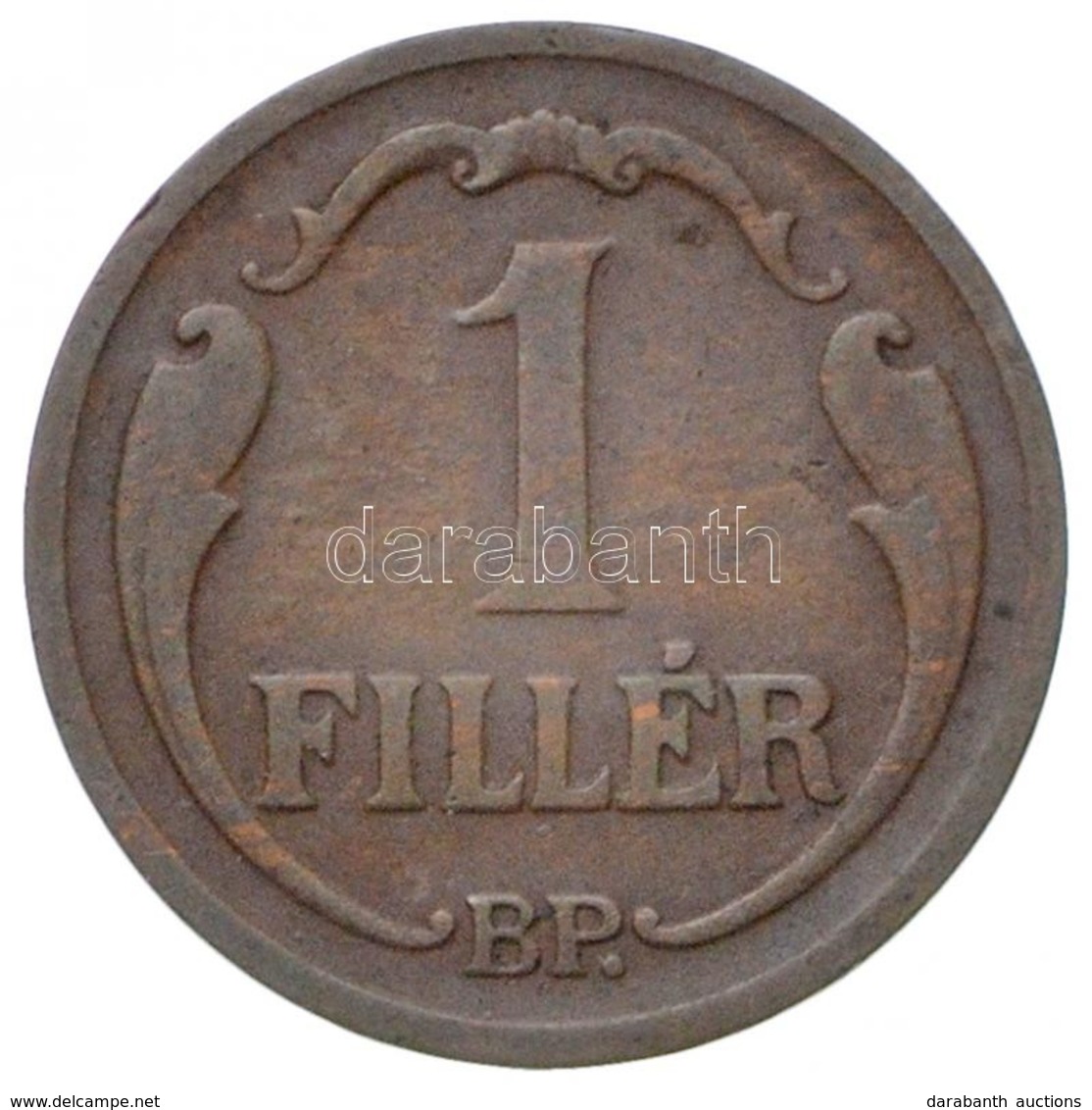 1929. 1f Br (1.65g) T:2,2- /
Hungary 1929. 1 Fillér Br (1.65g) C:XF,VF
Adamo P1 - Zonder Classificatie