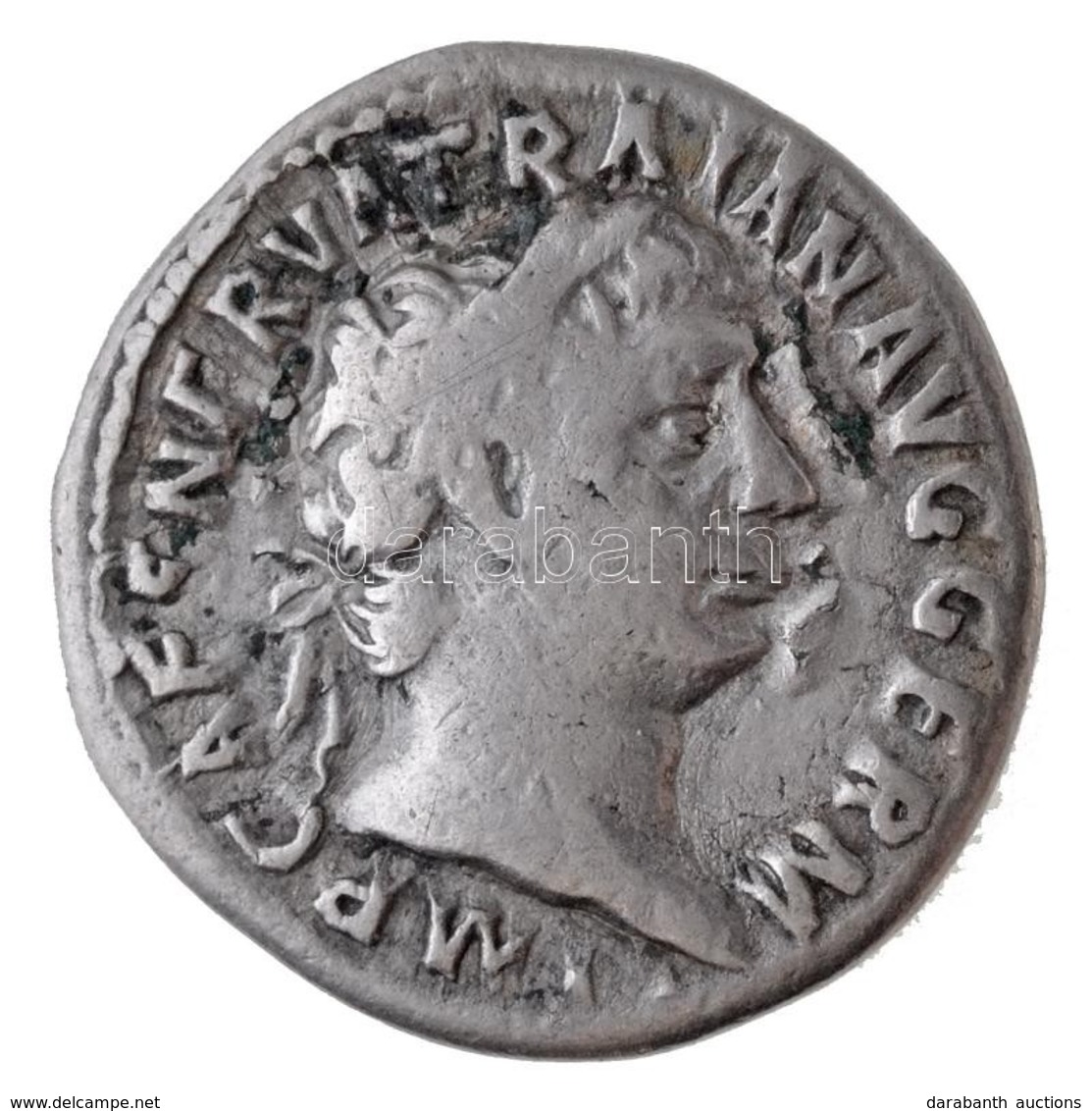 Római Birodalom / Róma / Traianus 102. Denár Ag (2,95g) T:2-
Roman Empire / Rome / Trajan 102. Denarius Ag 'IMP CAES NER - Zonder Classificatie