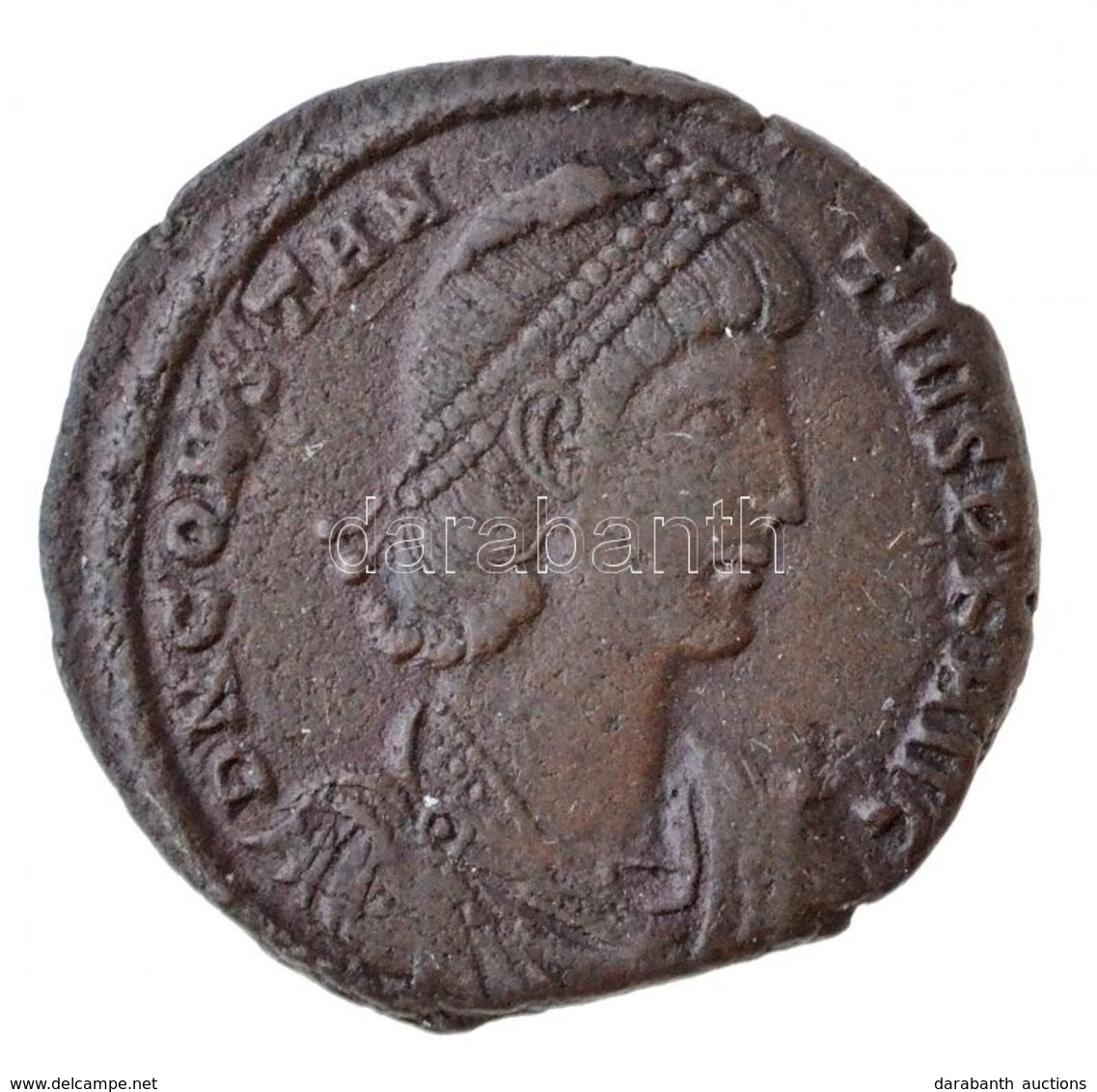 Római Birodalom / Konstantinápoly / II. Constantius 348-351.  AE3 (5,6g) T:2-
Roman Empire / Constantinople / Constantiu - Zonder Classificatie