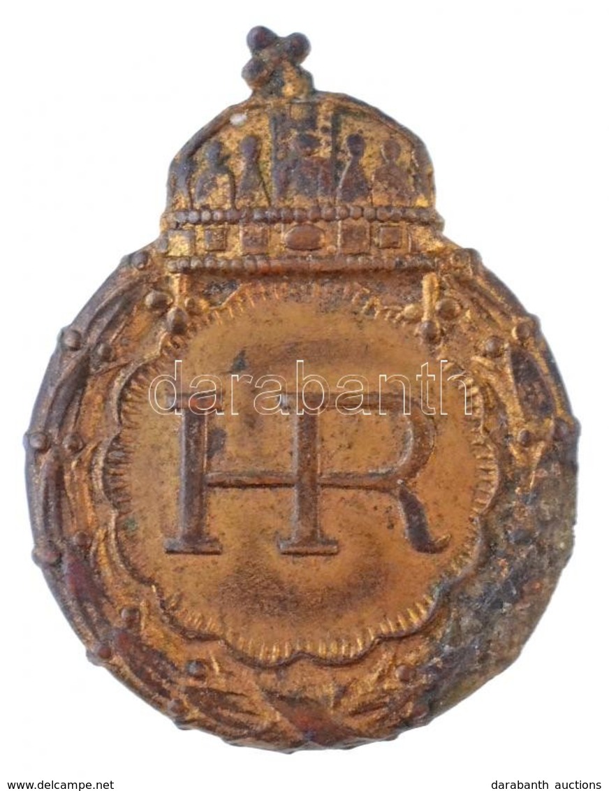 ~1930-1940. 'Hadirokkant' Br Gomblyuk Jelvény (28x22mm) T:2  Hungary ~1930-1940. 'Invalid' Br Button Badge (28x22mm) C:X - Andere & Zonder Classificatie