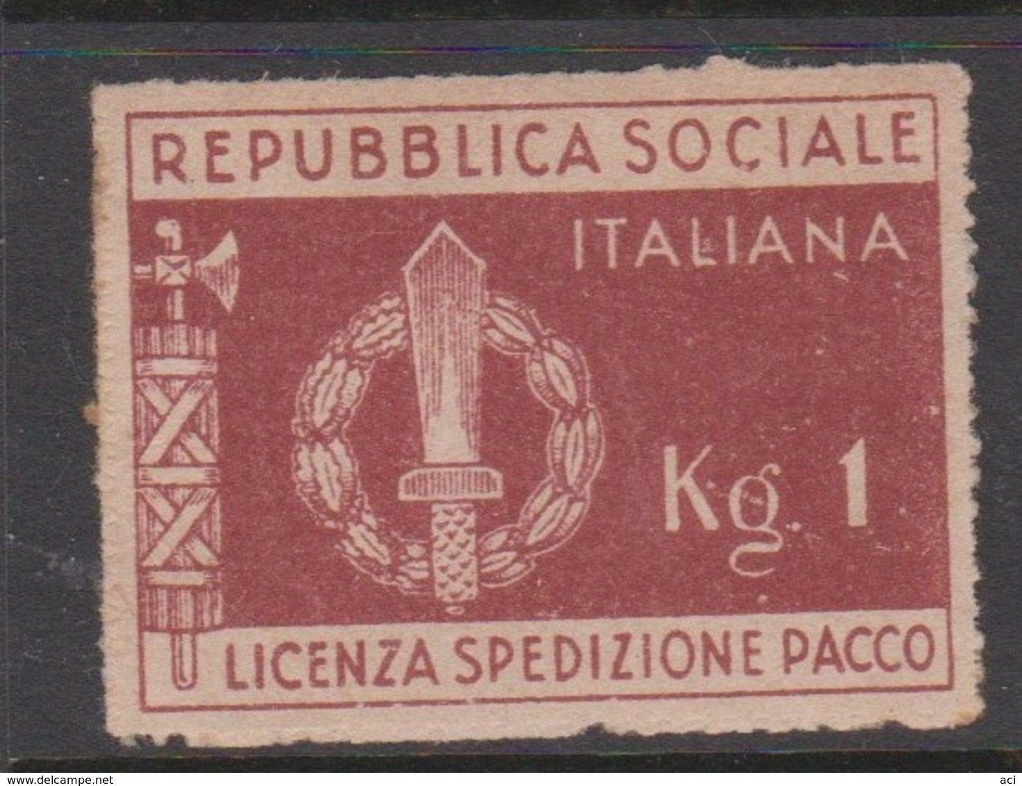 Italia  1944 Franchigia Militare 1944 Bruno Rosso,senza Gomma,nuovo, - Nuevos