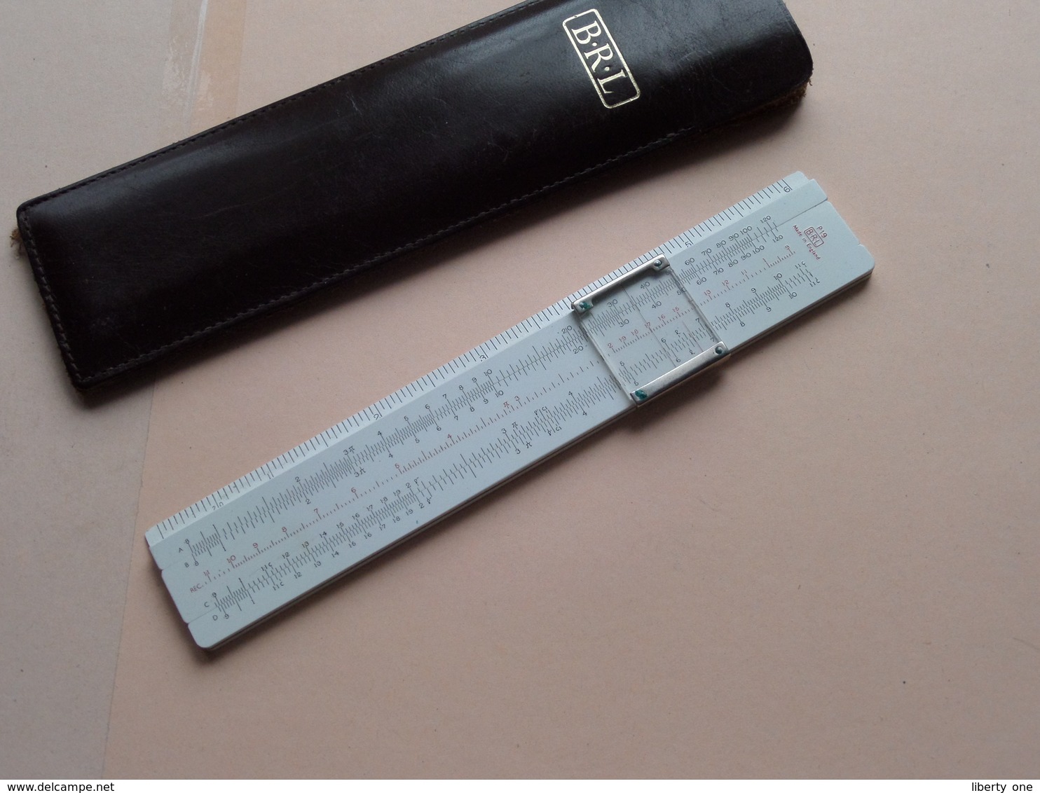 The " B.R.L. " SLIDE RULE ( BLUNDELL RULES Limited - B.R.L. ) ( Total Weight +/- 50 Gram ) ! - Altri & Non Classificati