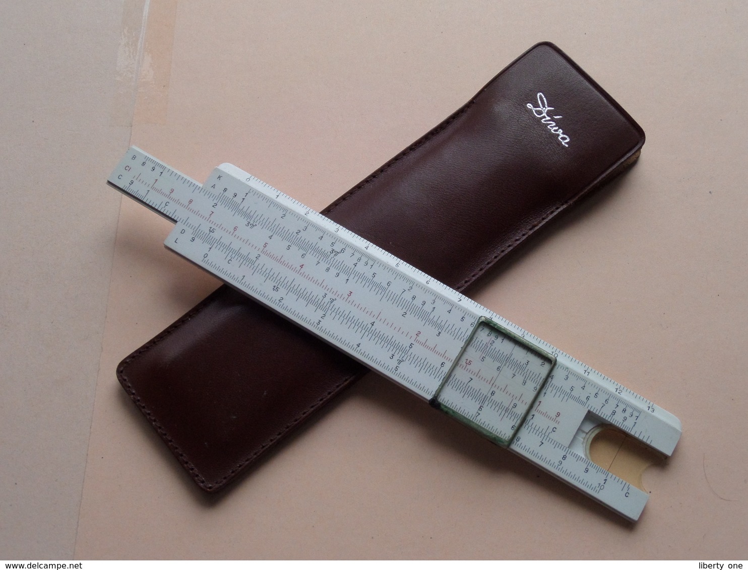 The " DIWA " SLIDE RULE ( Diwa ) ( Total Weight +/- 40 Gram ) ! - Andere & Zonder Classificatie