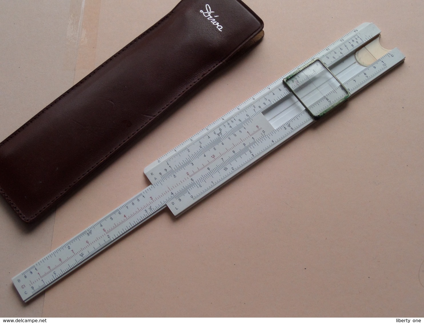 The " DIWA " SLIDE RULE ( Diwa ) ( Total Weight +/- 40 Gram ) ! - Andere & Zonder Classificatie